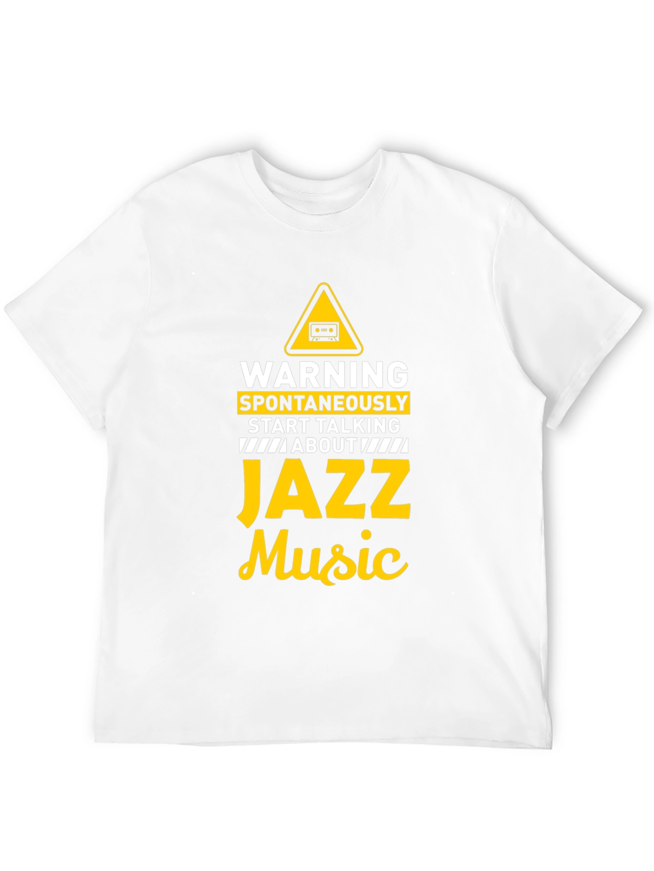 Warning Jazz Music T-Shirt Funny Musician Tee