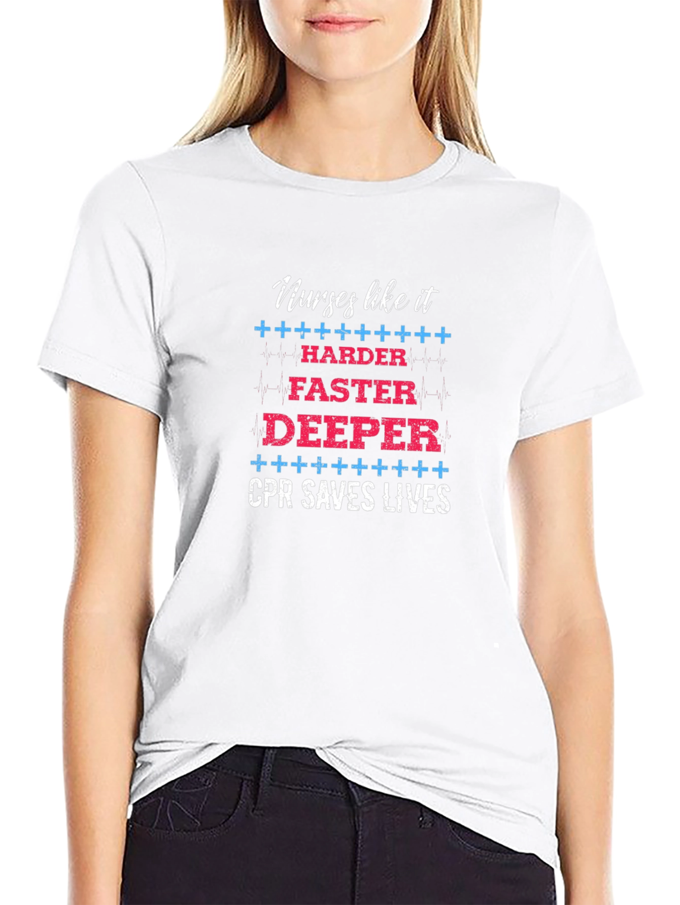 Nurses Like It CPR Saves Lives Graphic T-Shirt