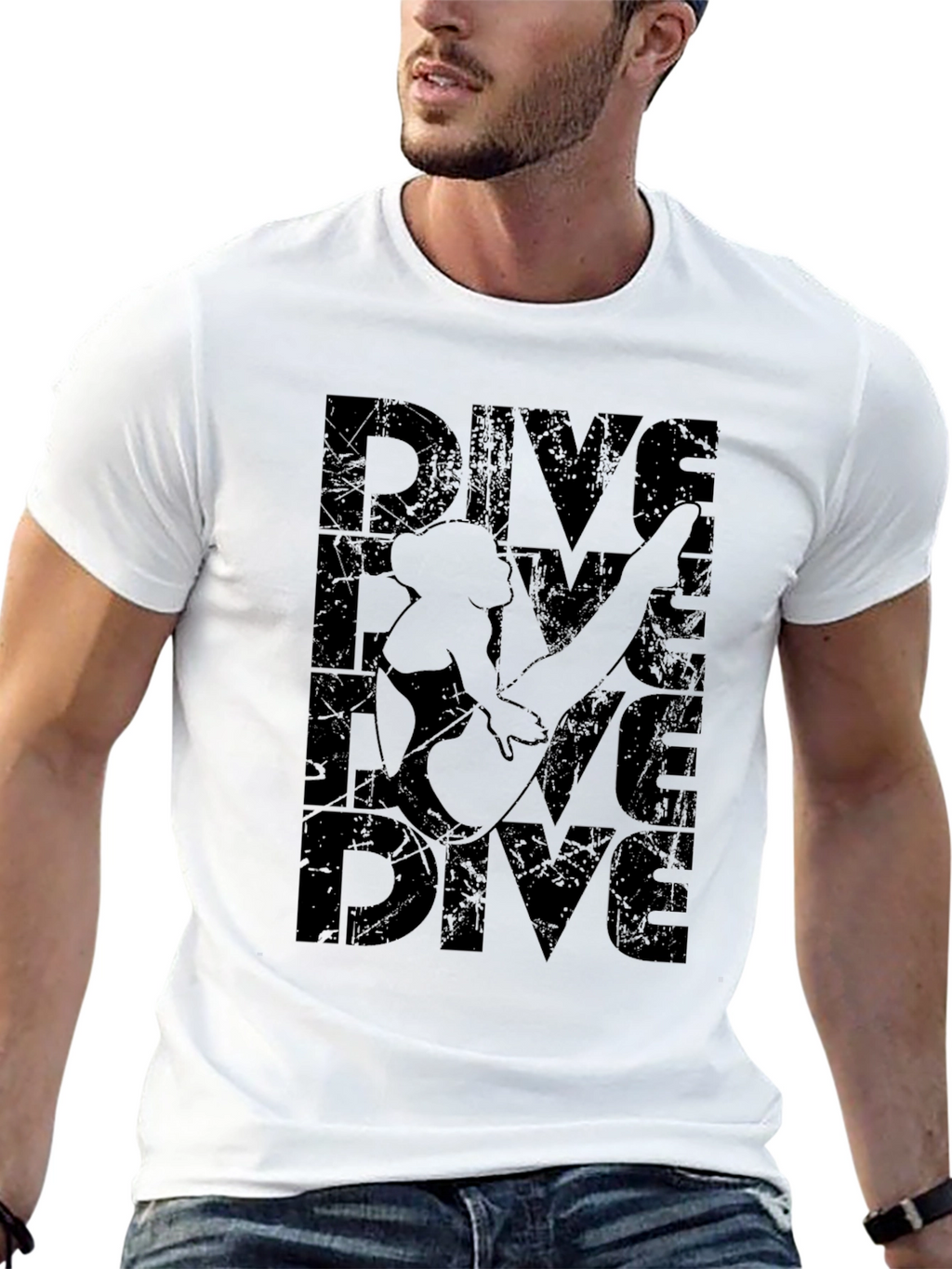 DIVE Graphic T-Shirt - Diver Silhouette