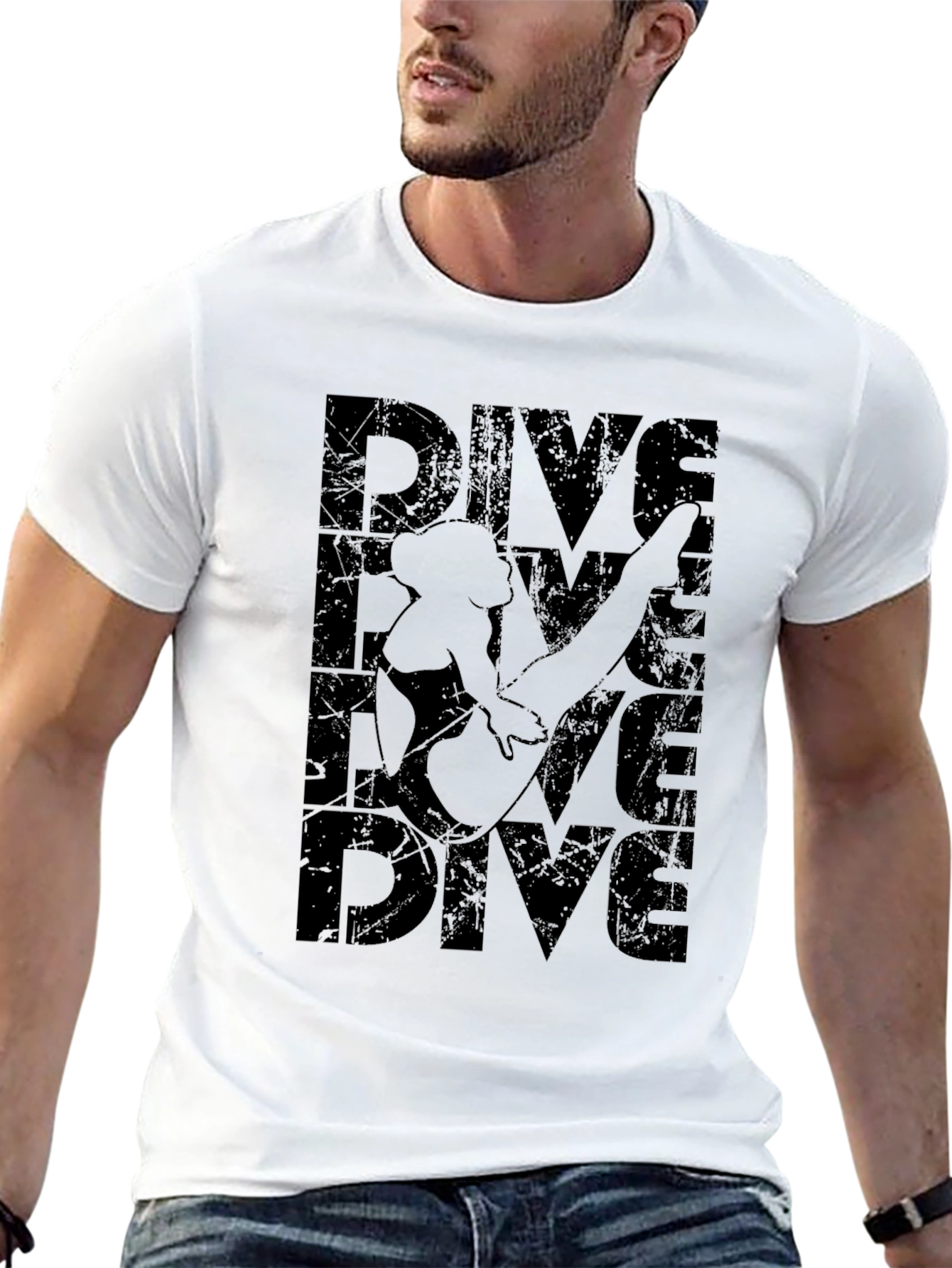 DIVE Graphic T-Shirt - Diver Silhouette