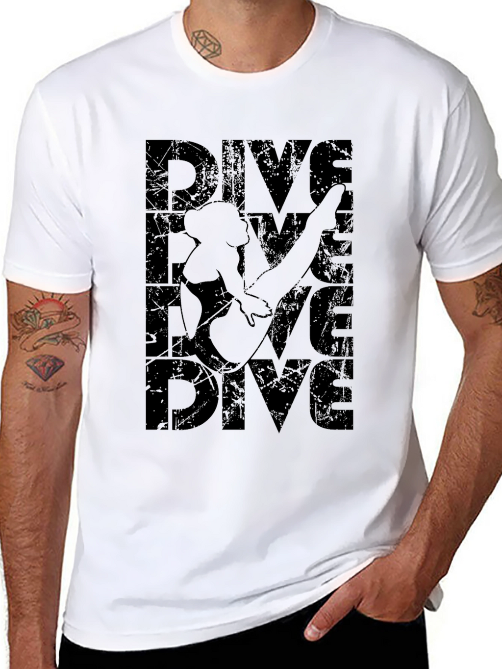 DIVE Graphic T-Shirt - Diver Silhouette