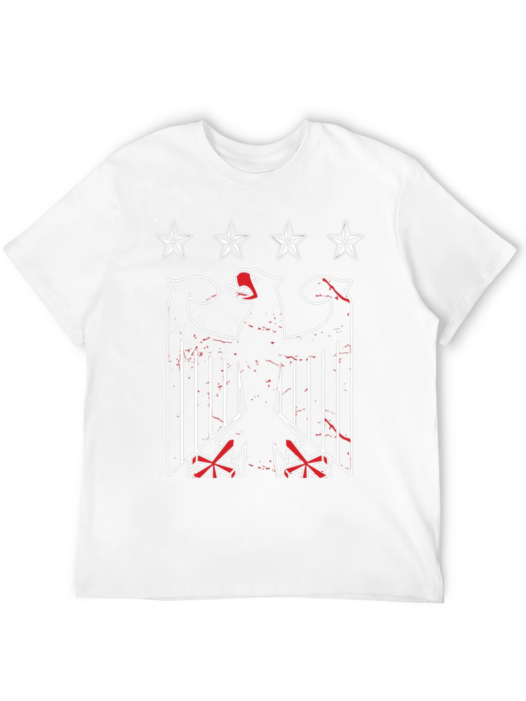 Graphic Eagle T-Shirt: Patriotic Black Tee
