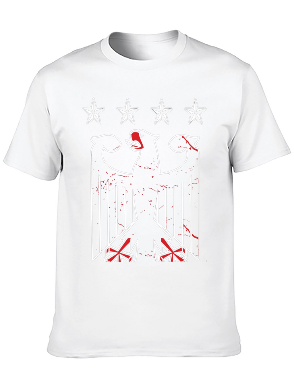 Graphic Eagle T-Shirt: Patriotic Black Tee