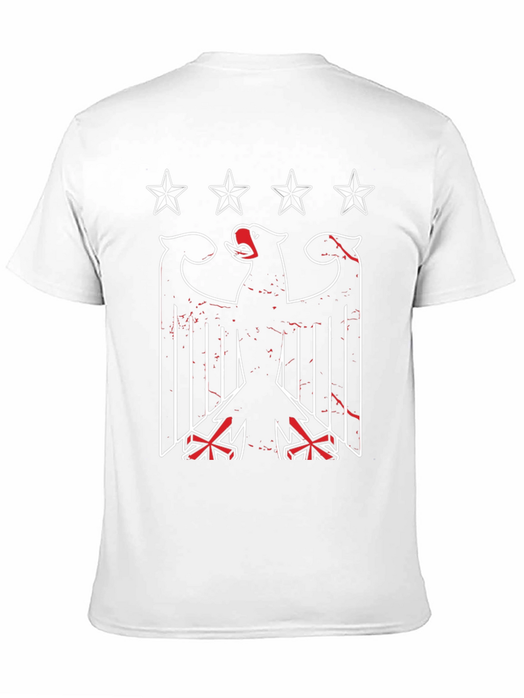 Graphic Eagle T-Shirt: Patriotic Black Tee