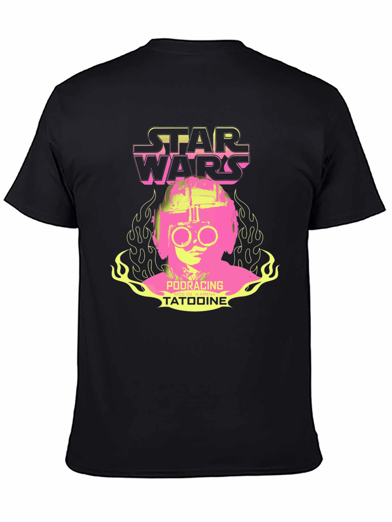 Star Wars Podracing Tatooine Black T-Shirt