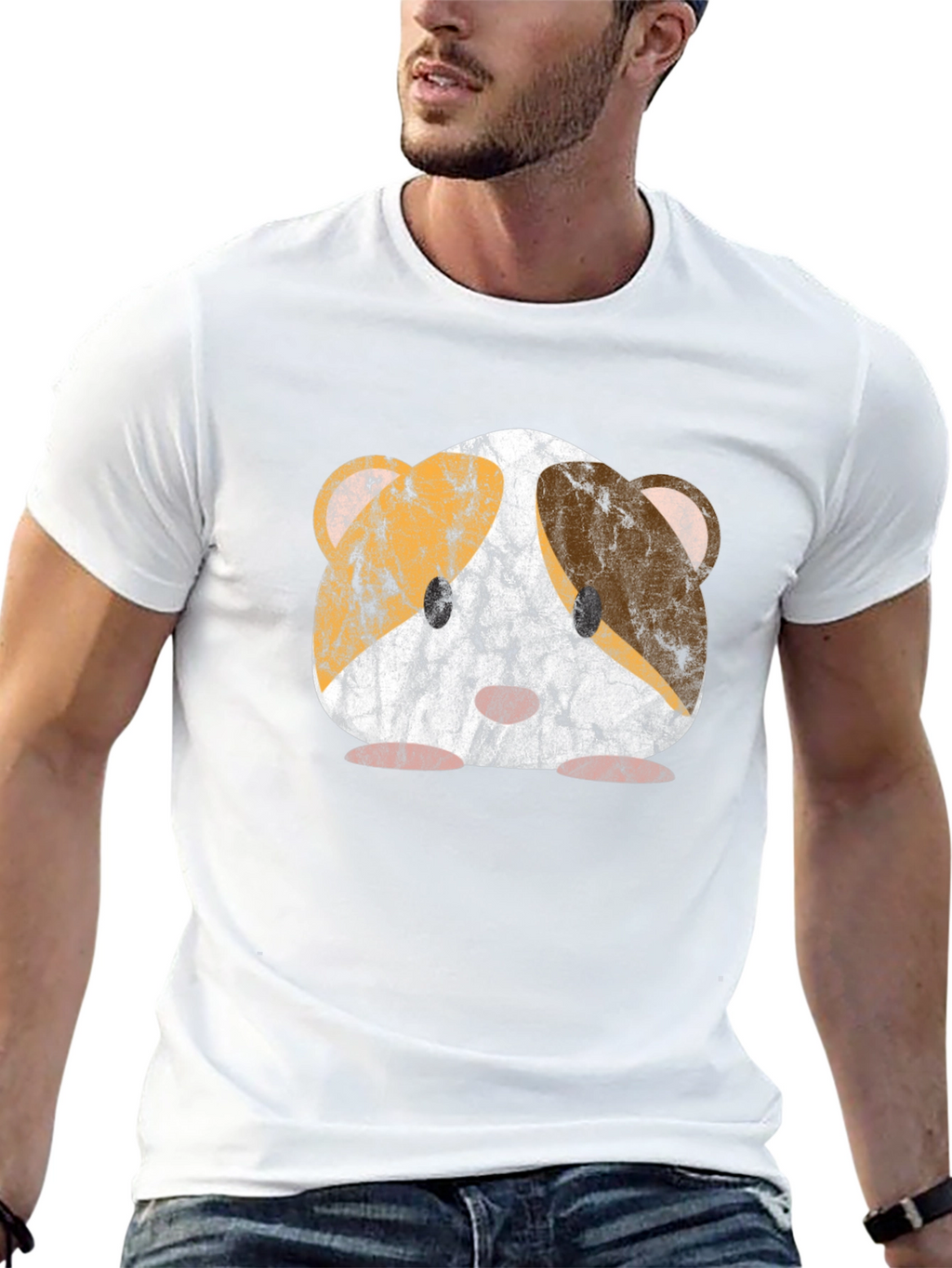 Guinea Pig T-Shirt - Distressed Pet Graphic Tee