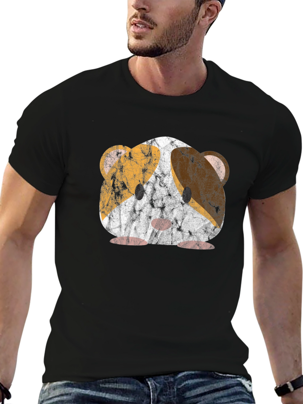 Guinea Pig T-Shirt - Distressed Pet Graphic Tee