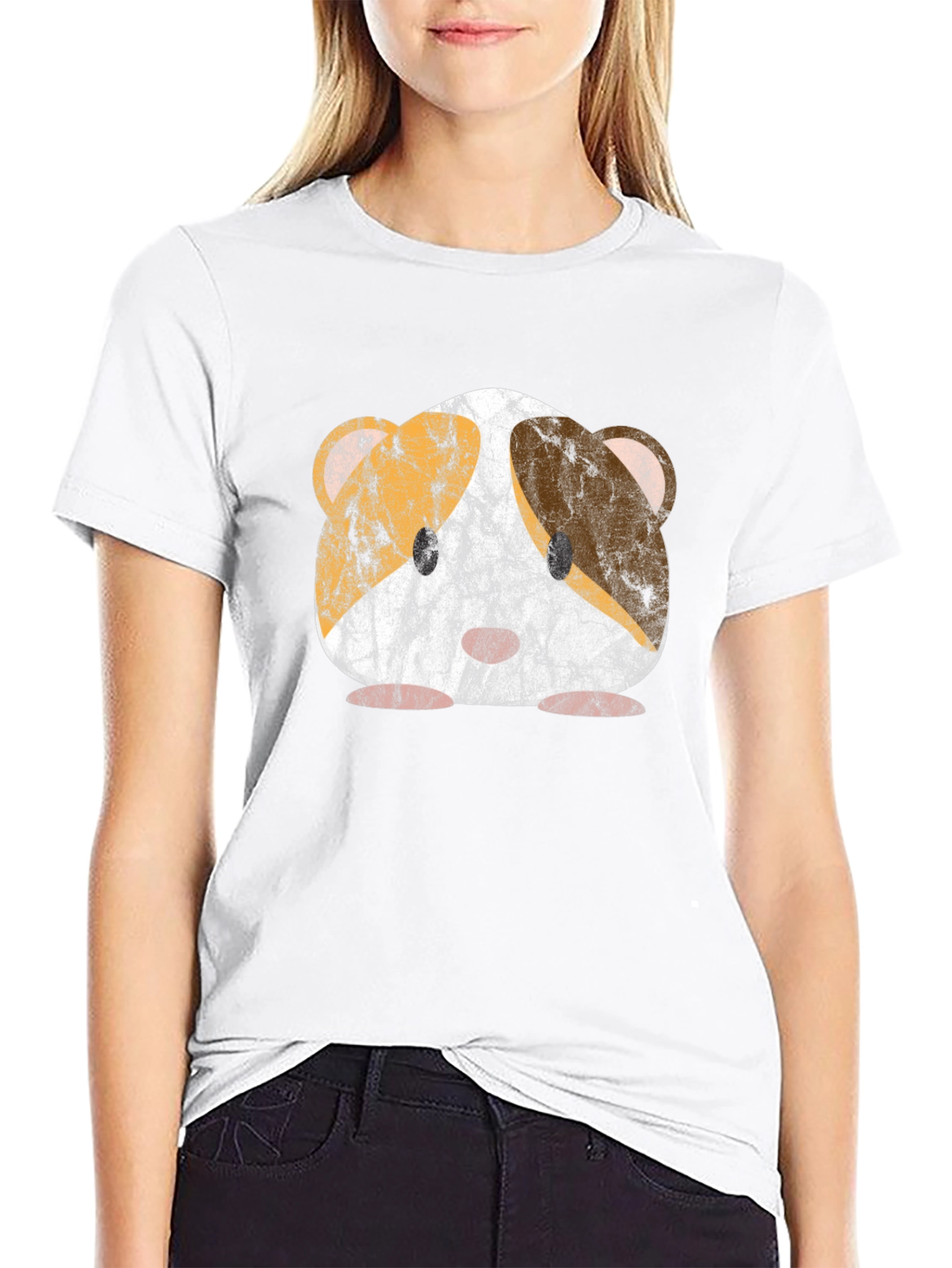 Guinea Pig T-Shirt - Distressed Pet Graphic Tee