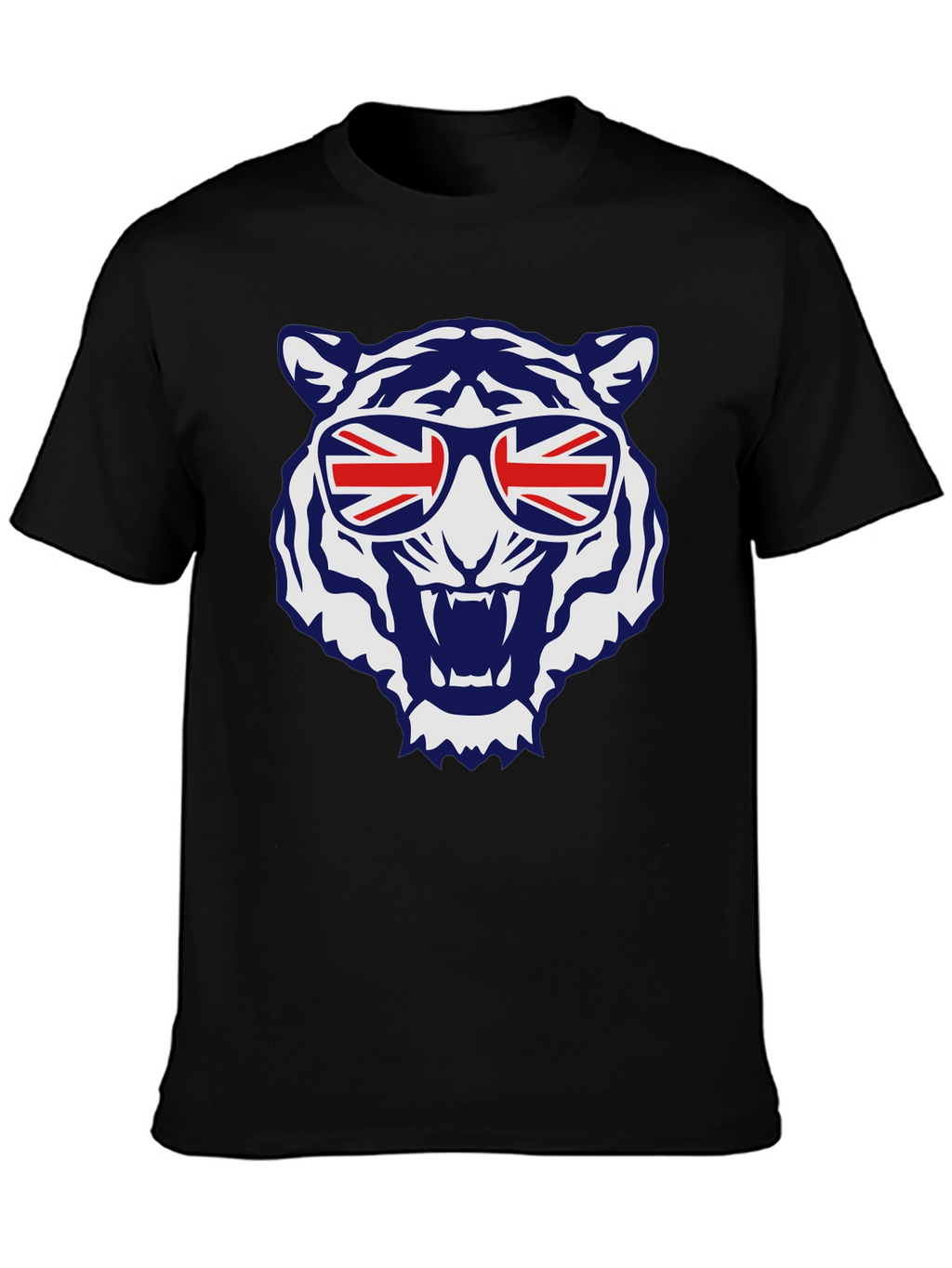 Cool Tiger Union Jack Sunglasses Graphic Tee