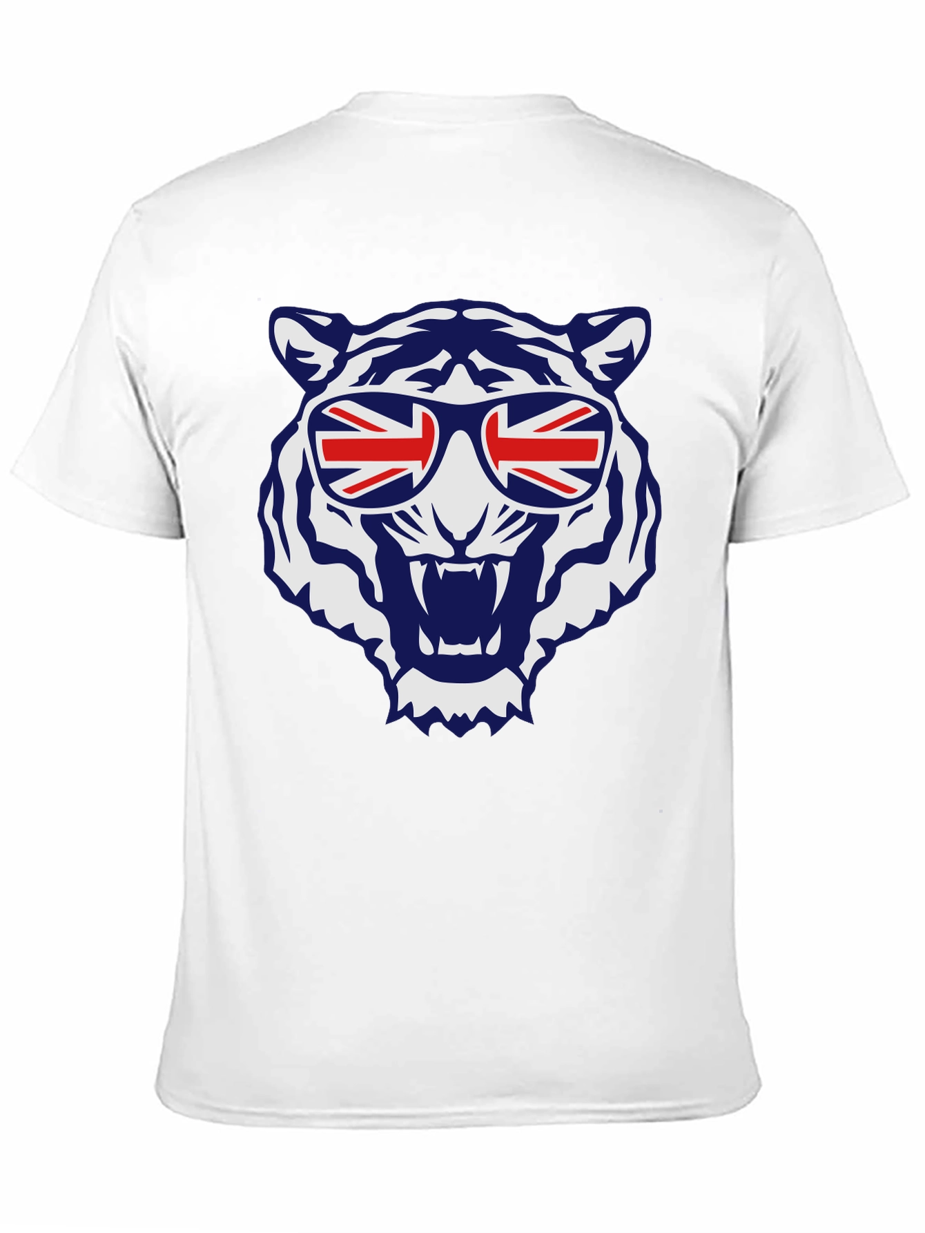 Cool Tiger Union Jack Sunglasses Graphic Tee