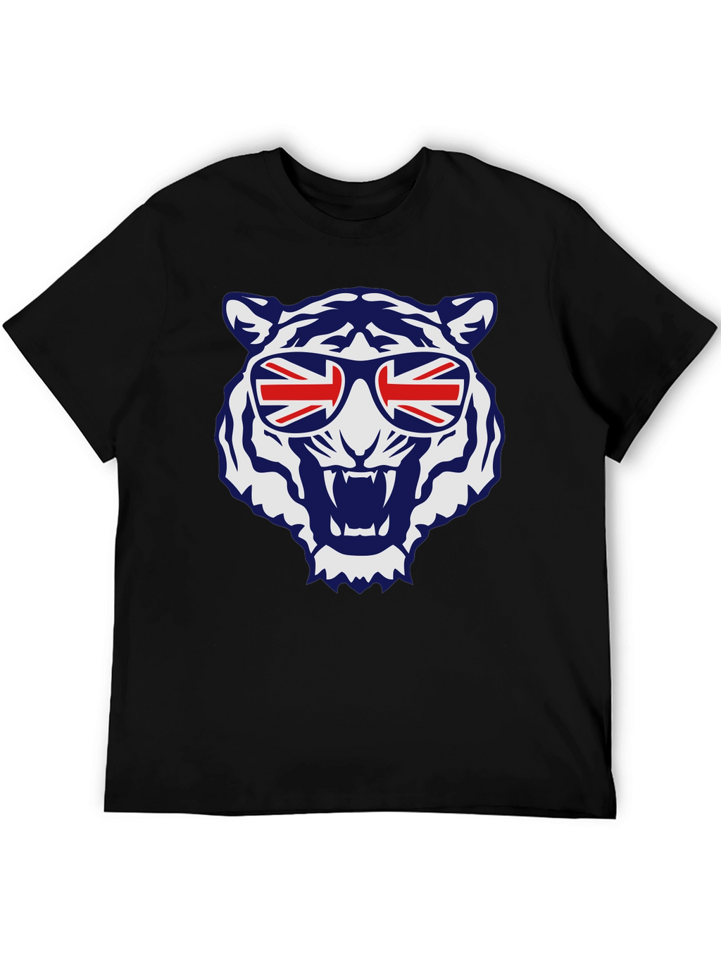 Cool Tiger Union Jack Sunglasses Graphic Tee