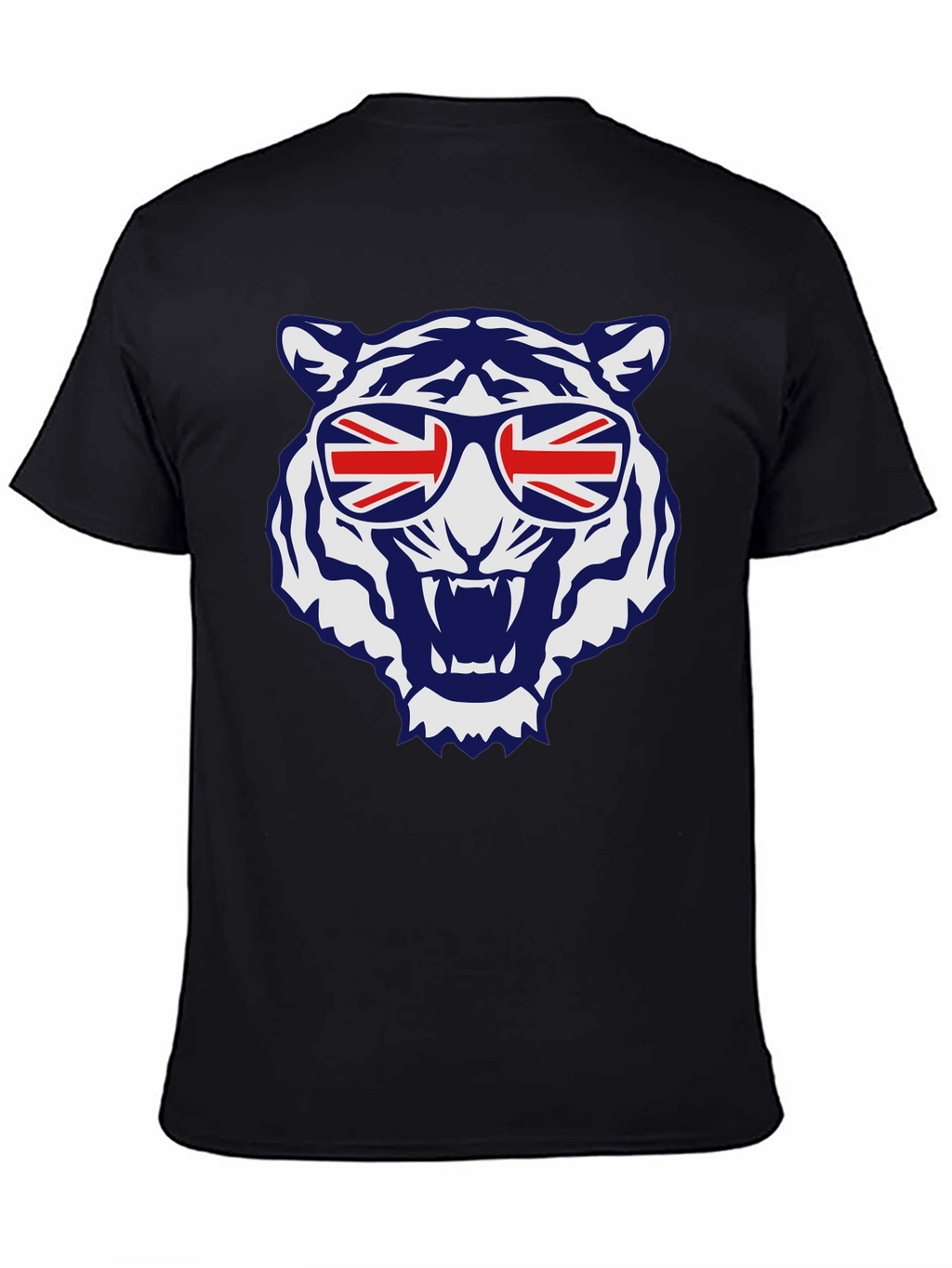 Cool Tiger Union Jack Sunglasses Graphic Tee