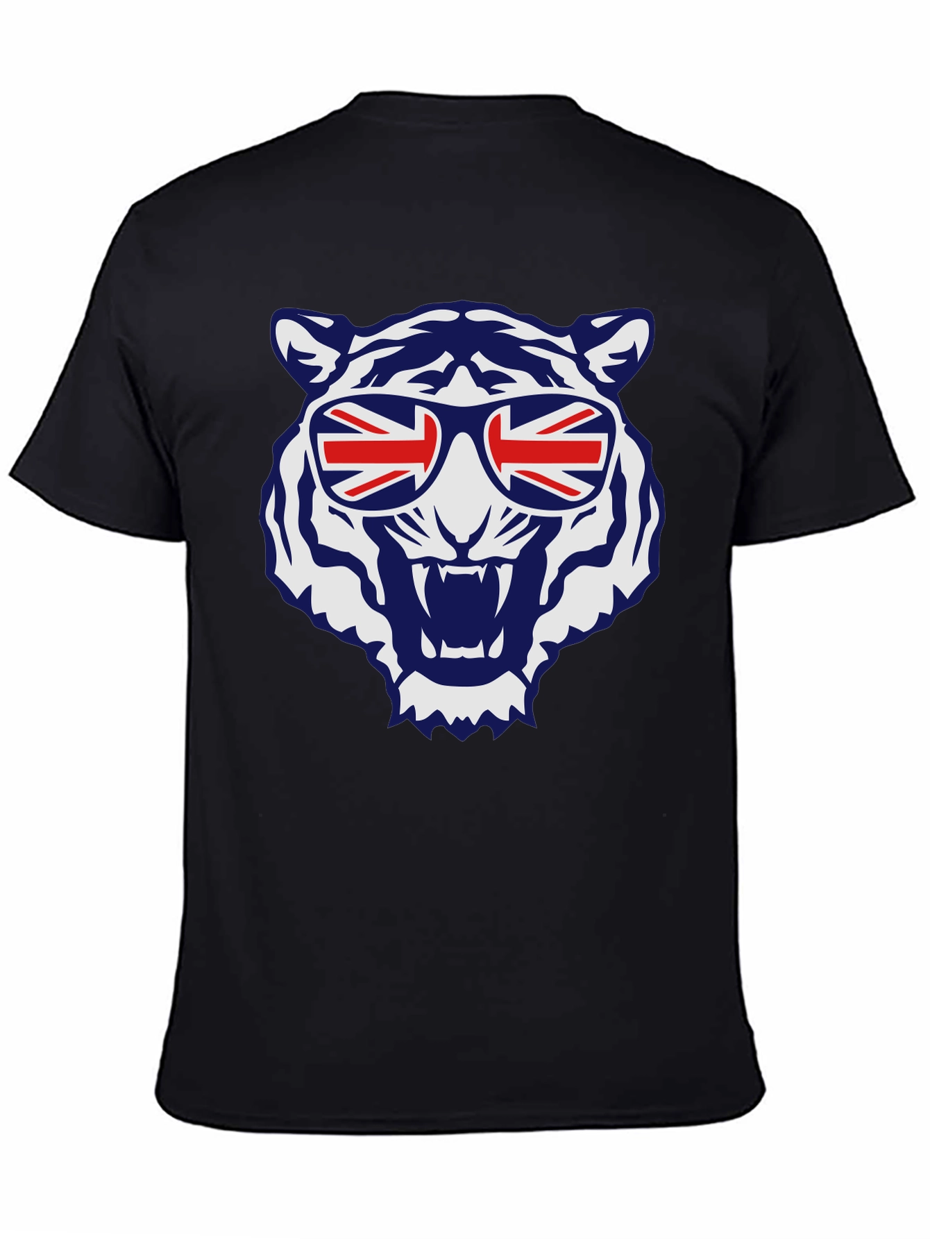 Cool Tiger Union Jack Sunglasses Graphic Tee