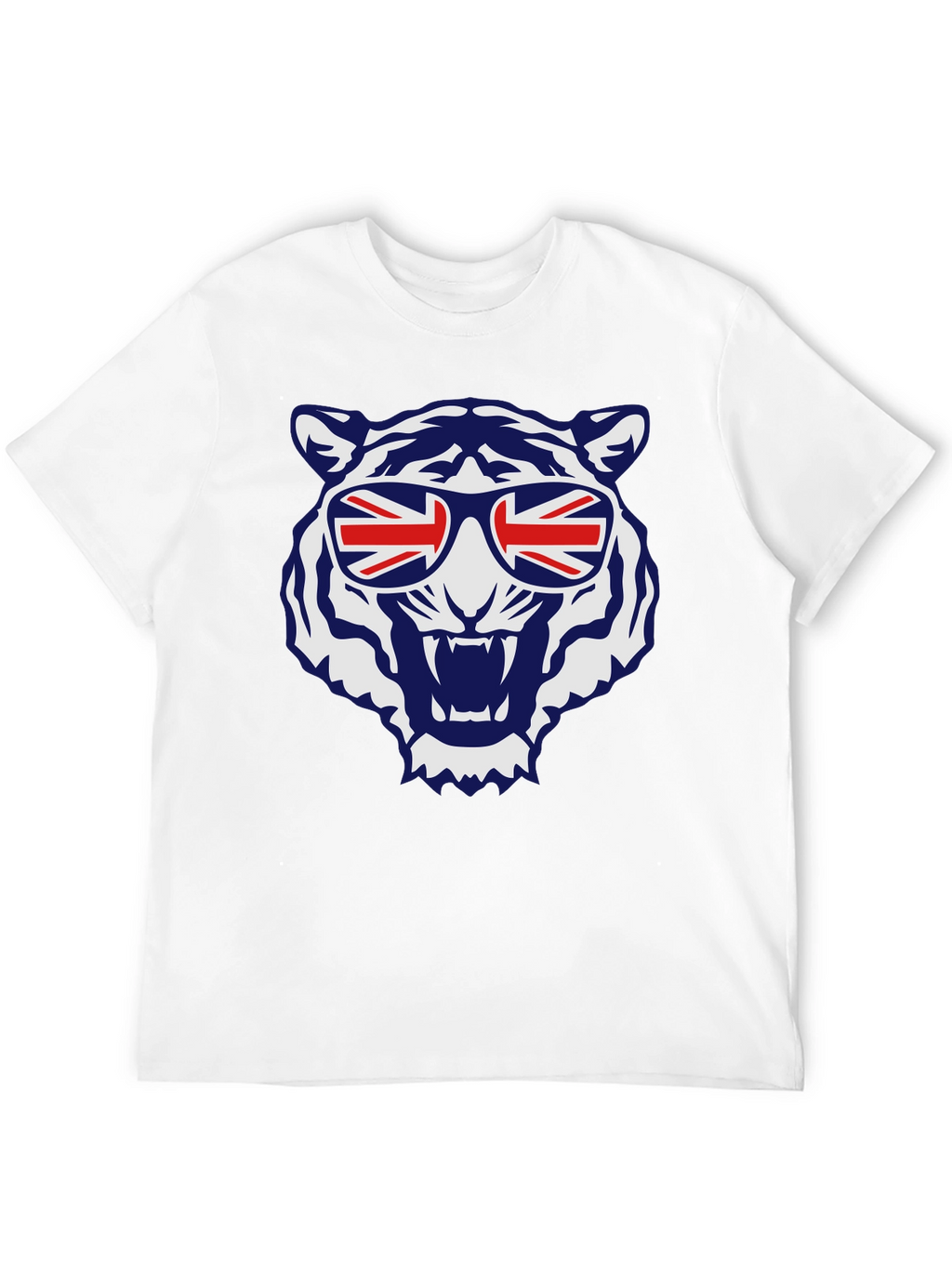 Cool Tiger Union Jack Sunglasses Graphic Tee