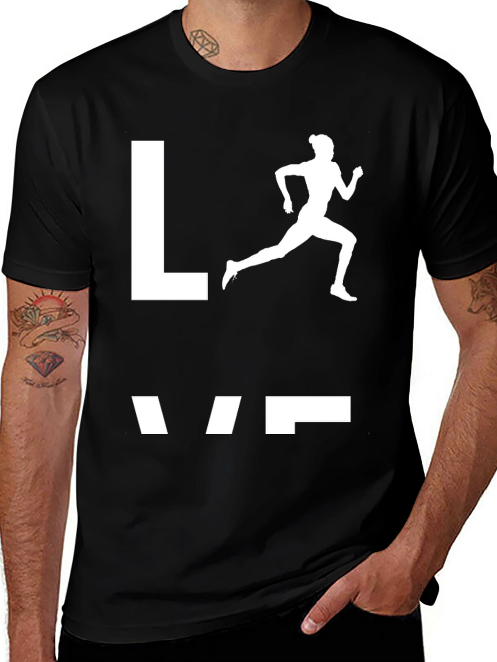 Love to Run Graphic T-Shirt