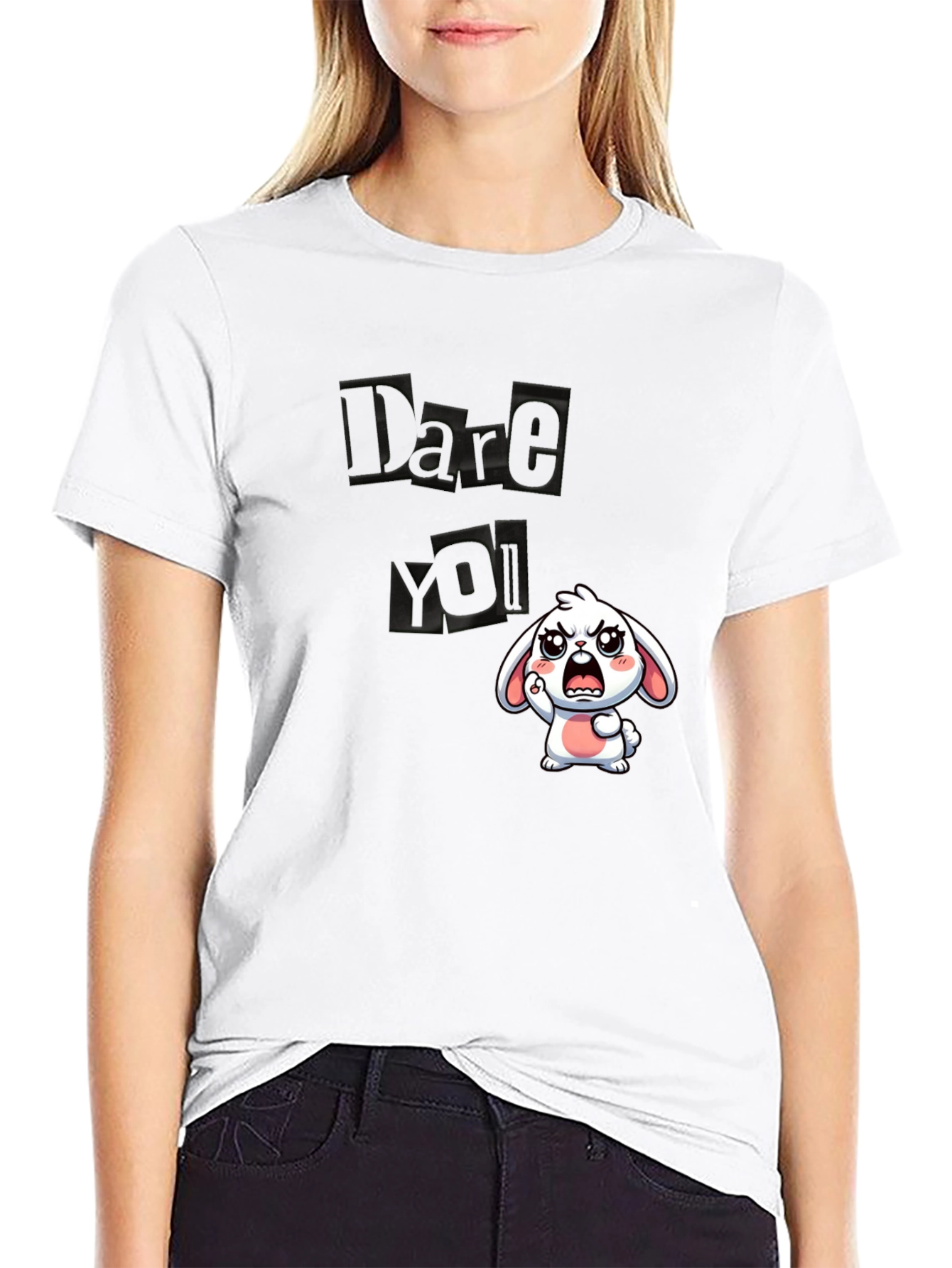 Dare You Bunny Graphic Tee