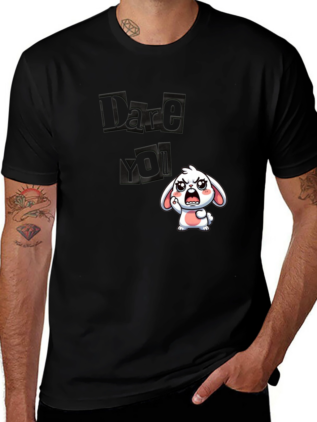 Dare You Bunny Graphic Tee