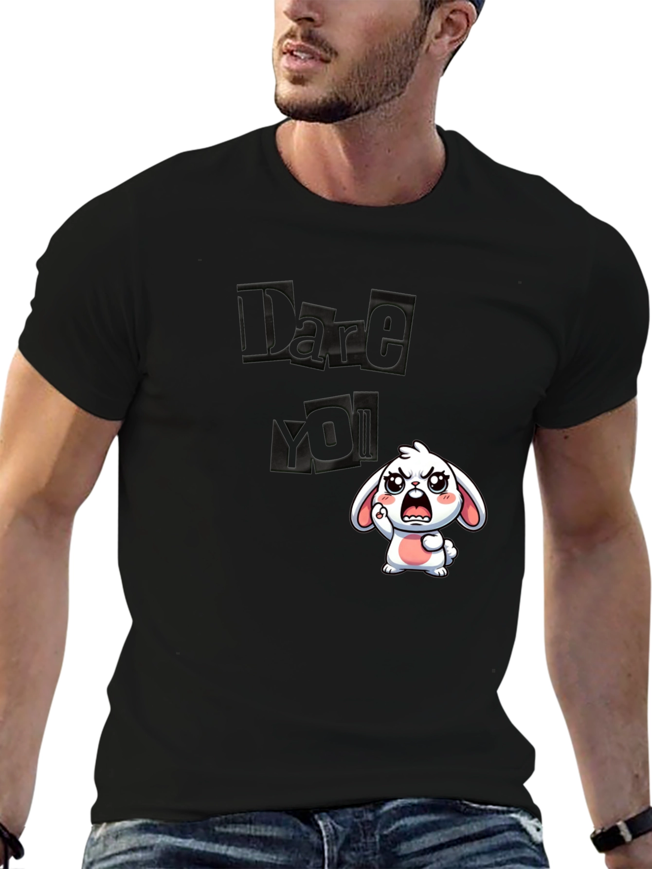 Dare You Bunny Graphic Tee