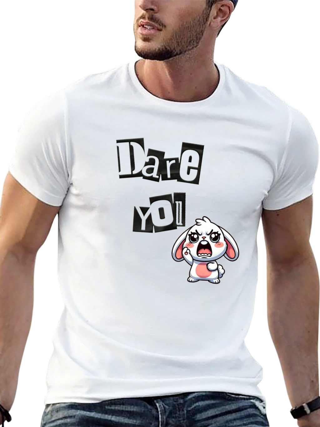 Dare You Bunny Graphic Tee