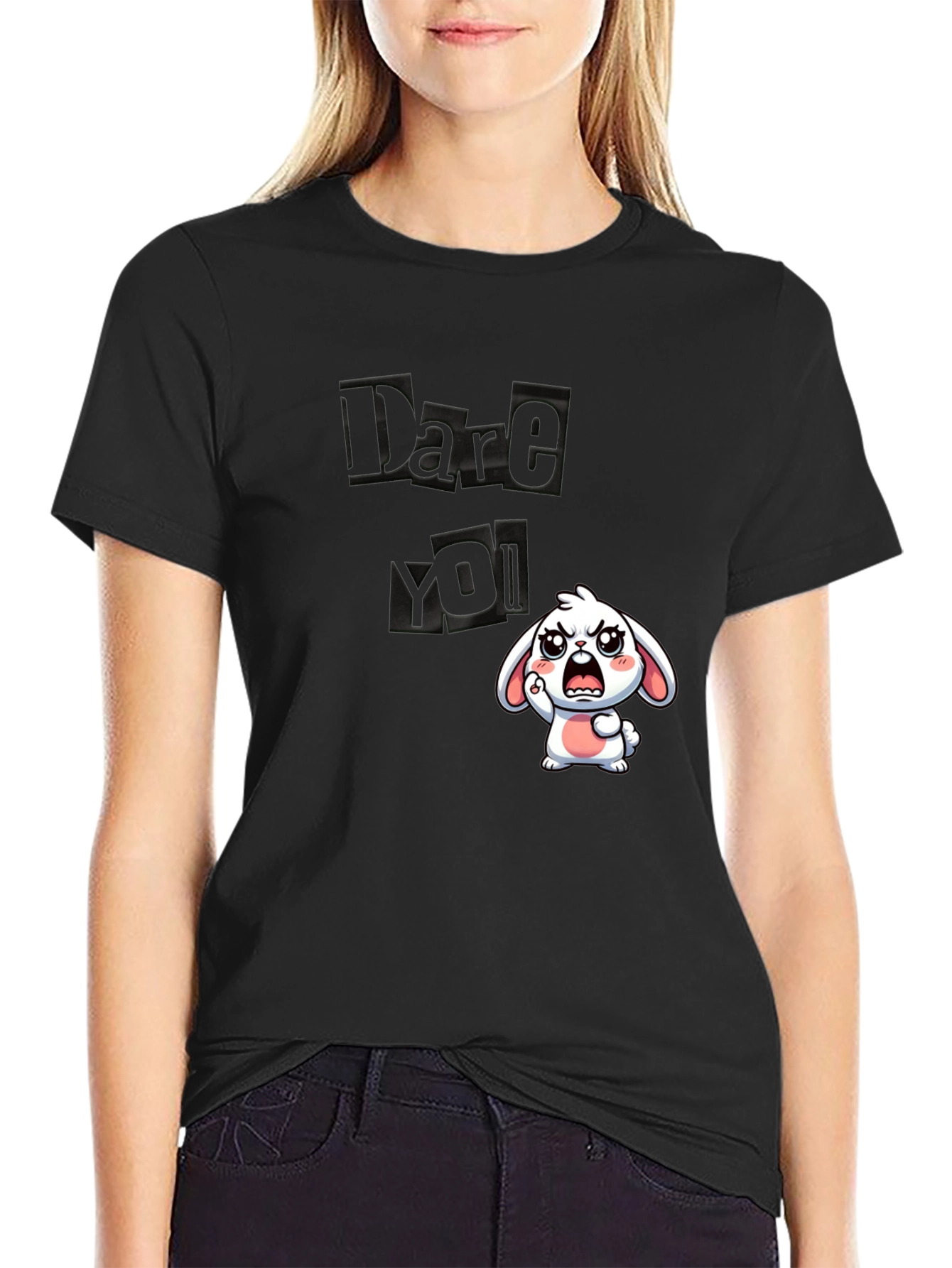 Dare You Bunny Graphic Tee