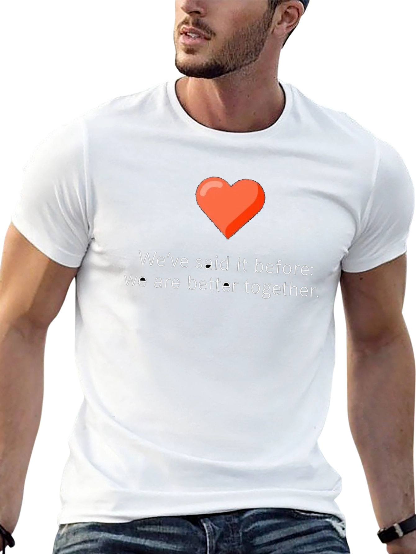 Better Together Graphic Tee - Love & Unity Design