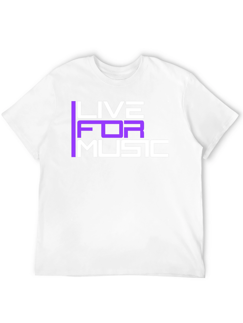 Live for Music Graphic T-Shirt - Black
