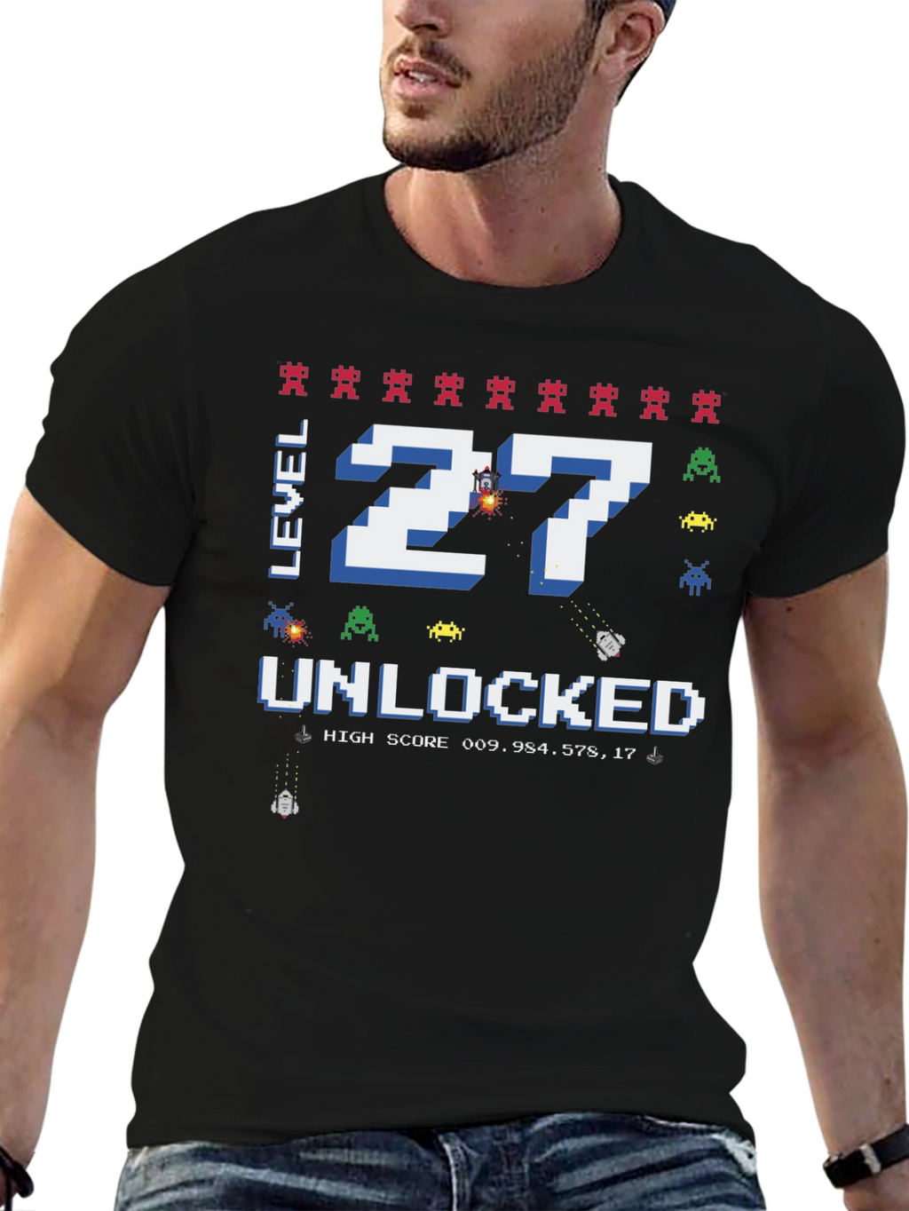 Level 27 Unlocked Gaming T-Shirt