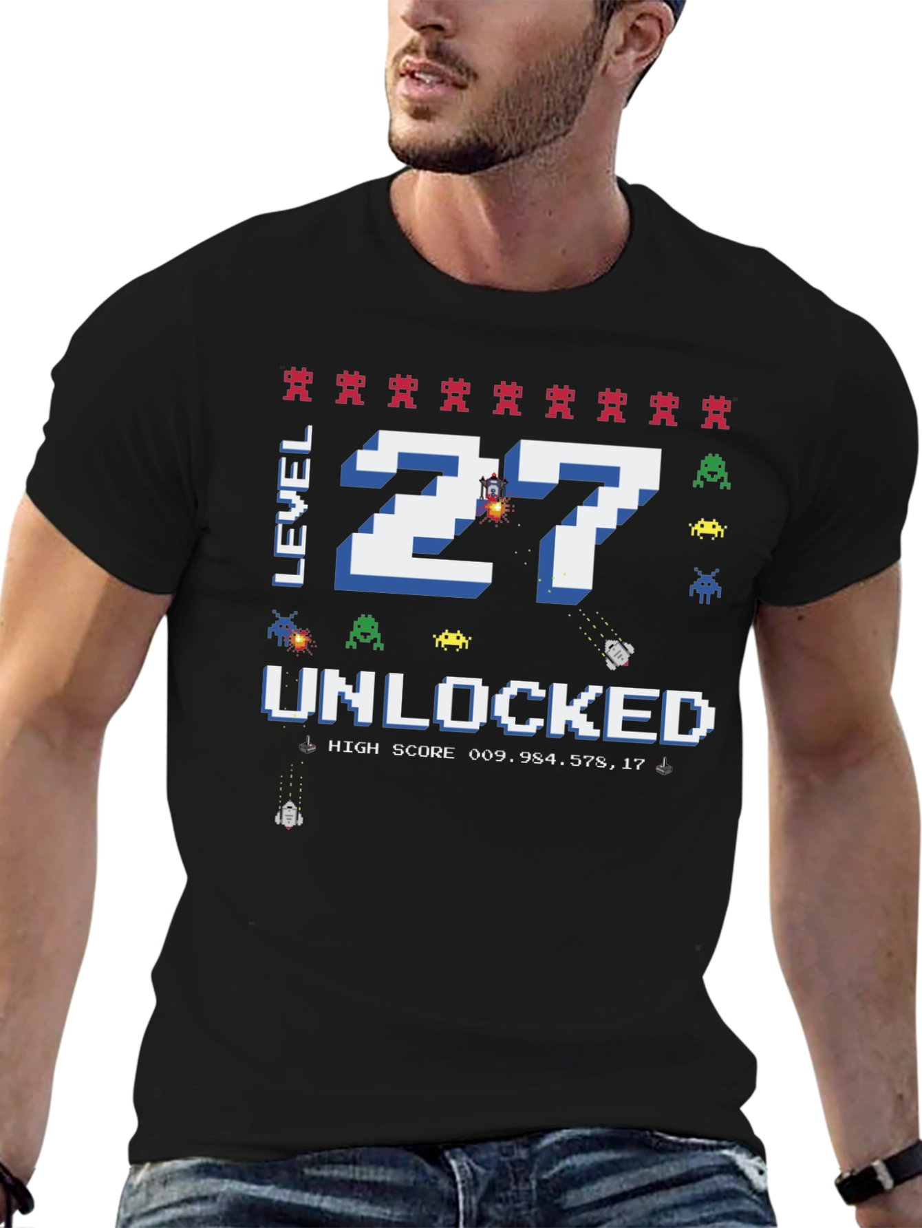 Level 27 Unlocked Gaming T-Shirt