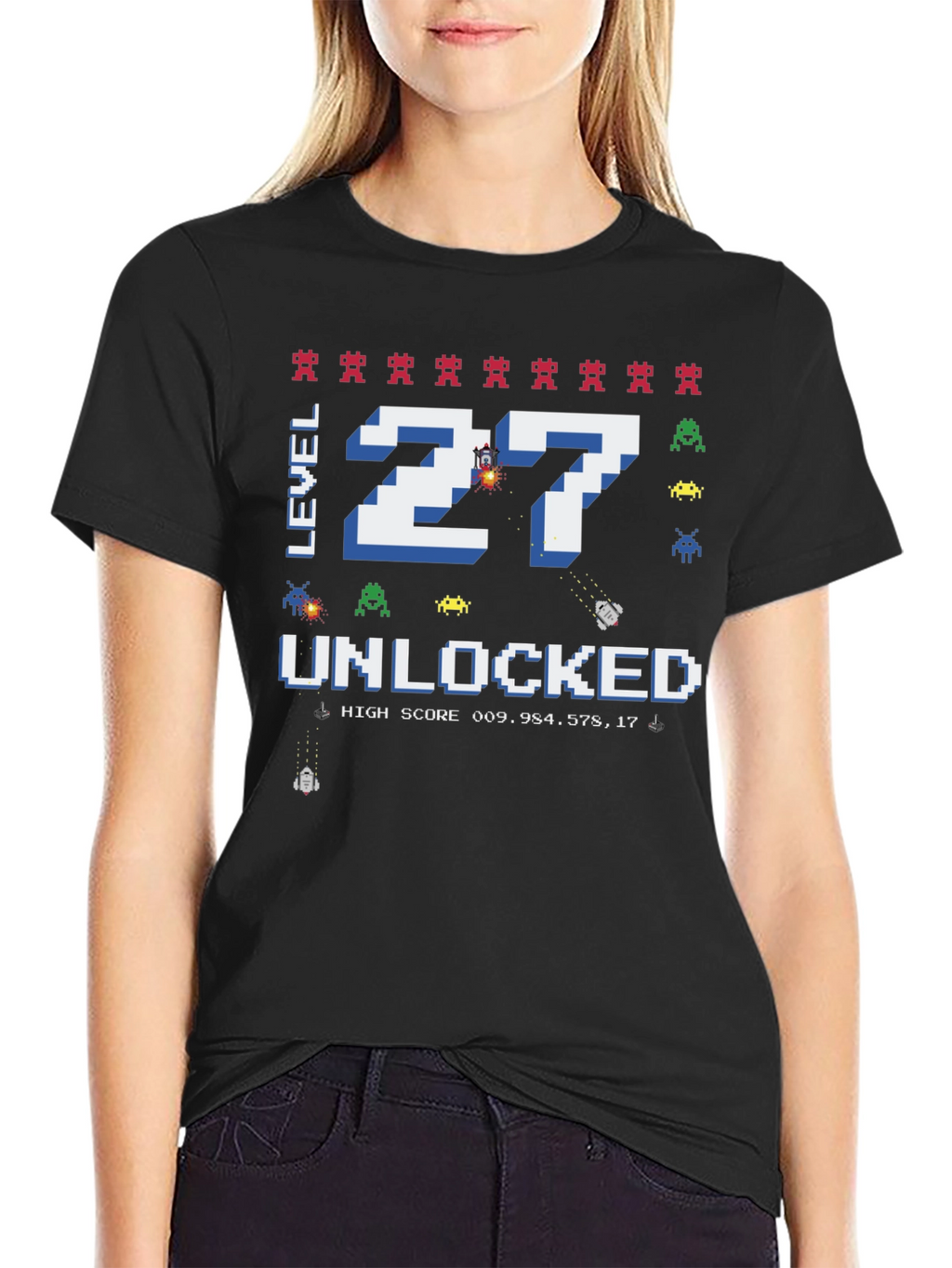 Level 27 Unlocked Gaming T-Shirt