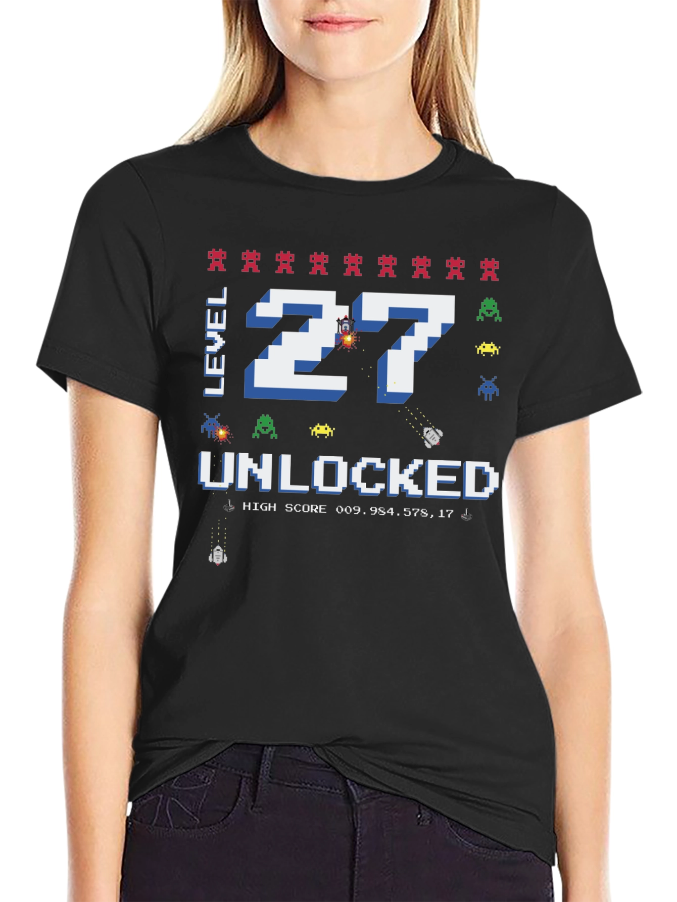 Level 27 Unlocked Gaming T-Shirt