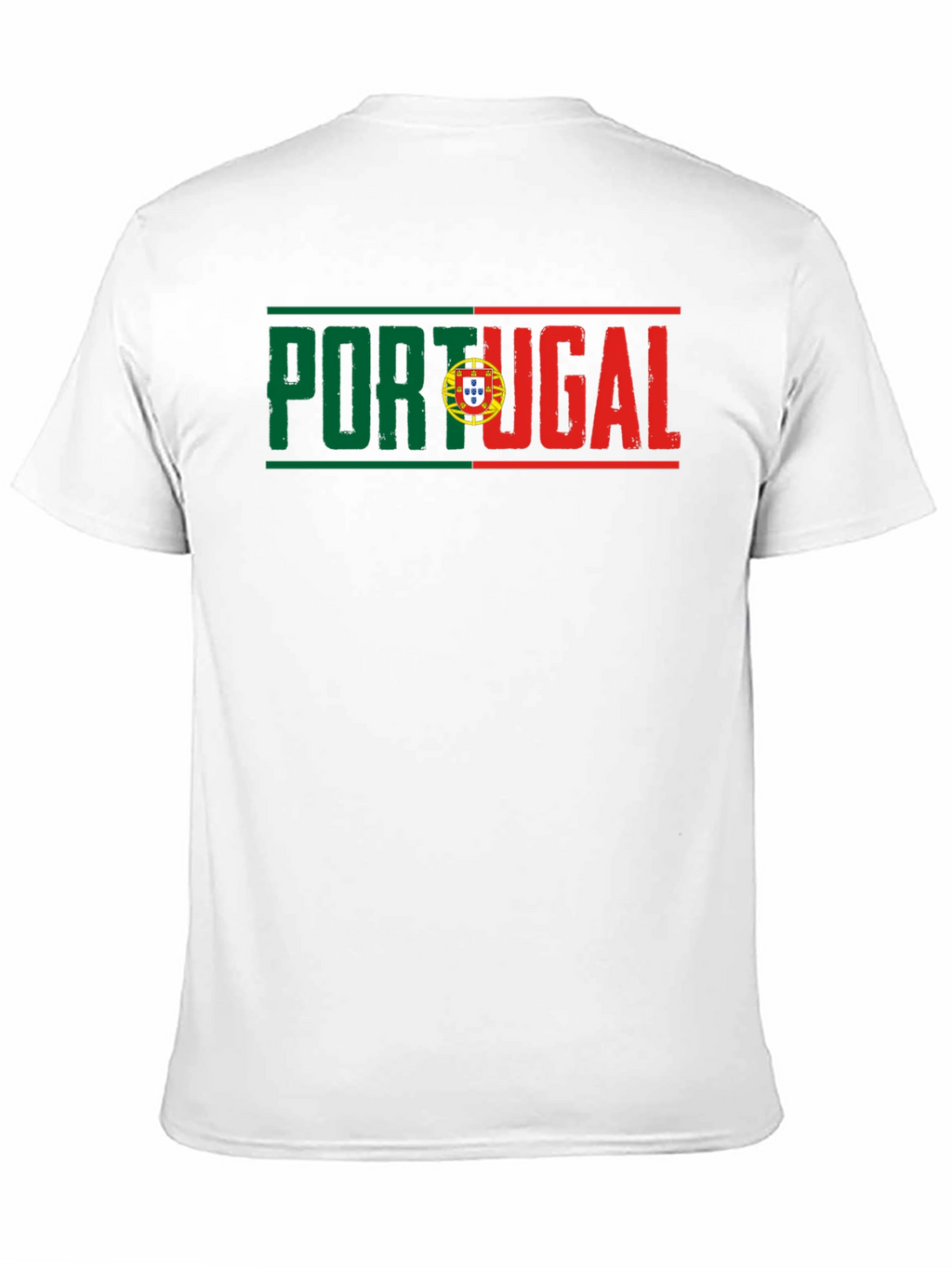Portugal Flag T-Shirt Black Tee