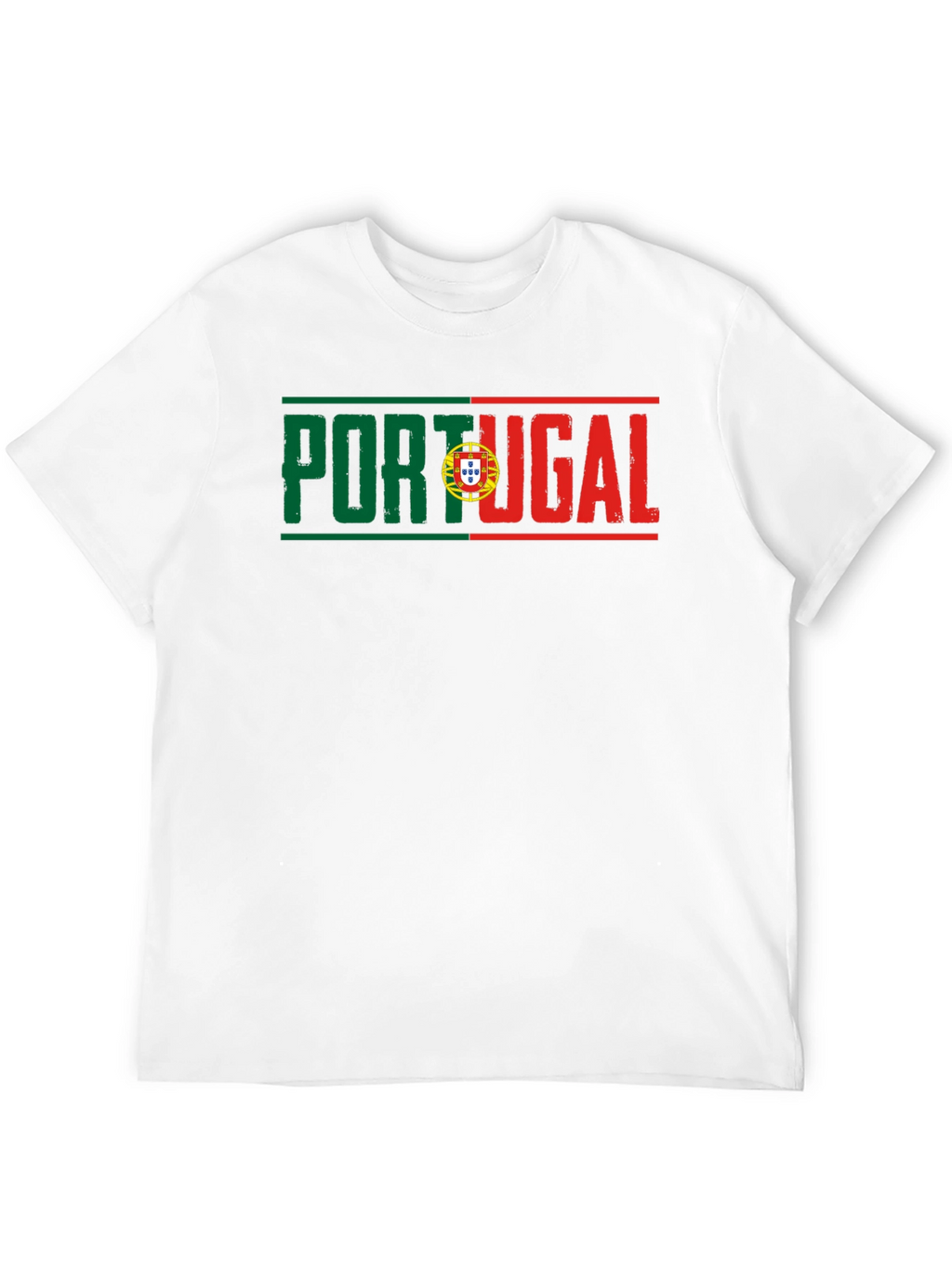Portugal Flag T-Shirt Black Tee