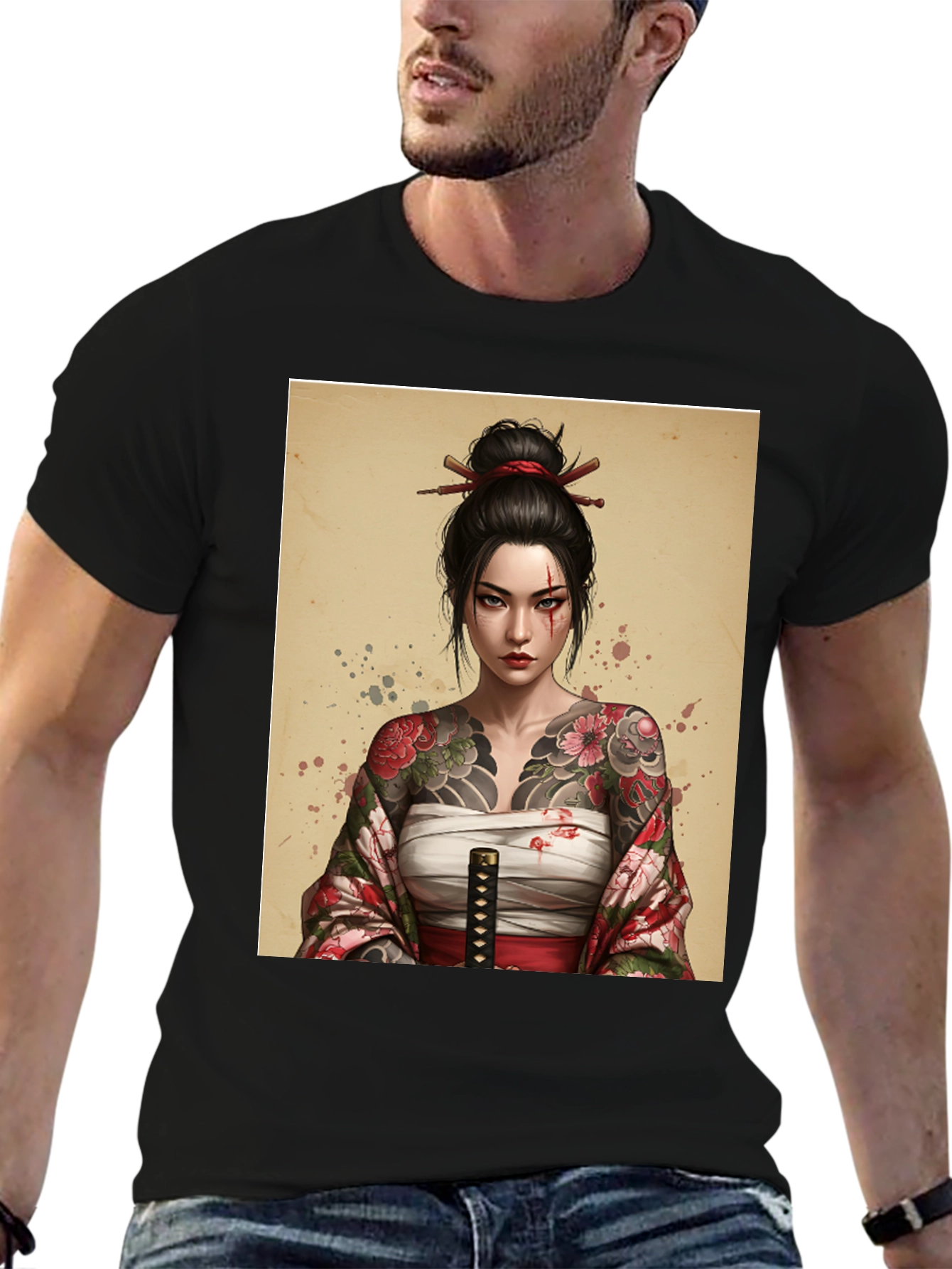 Samurai Woman Graphic Tee