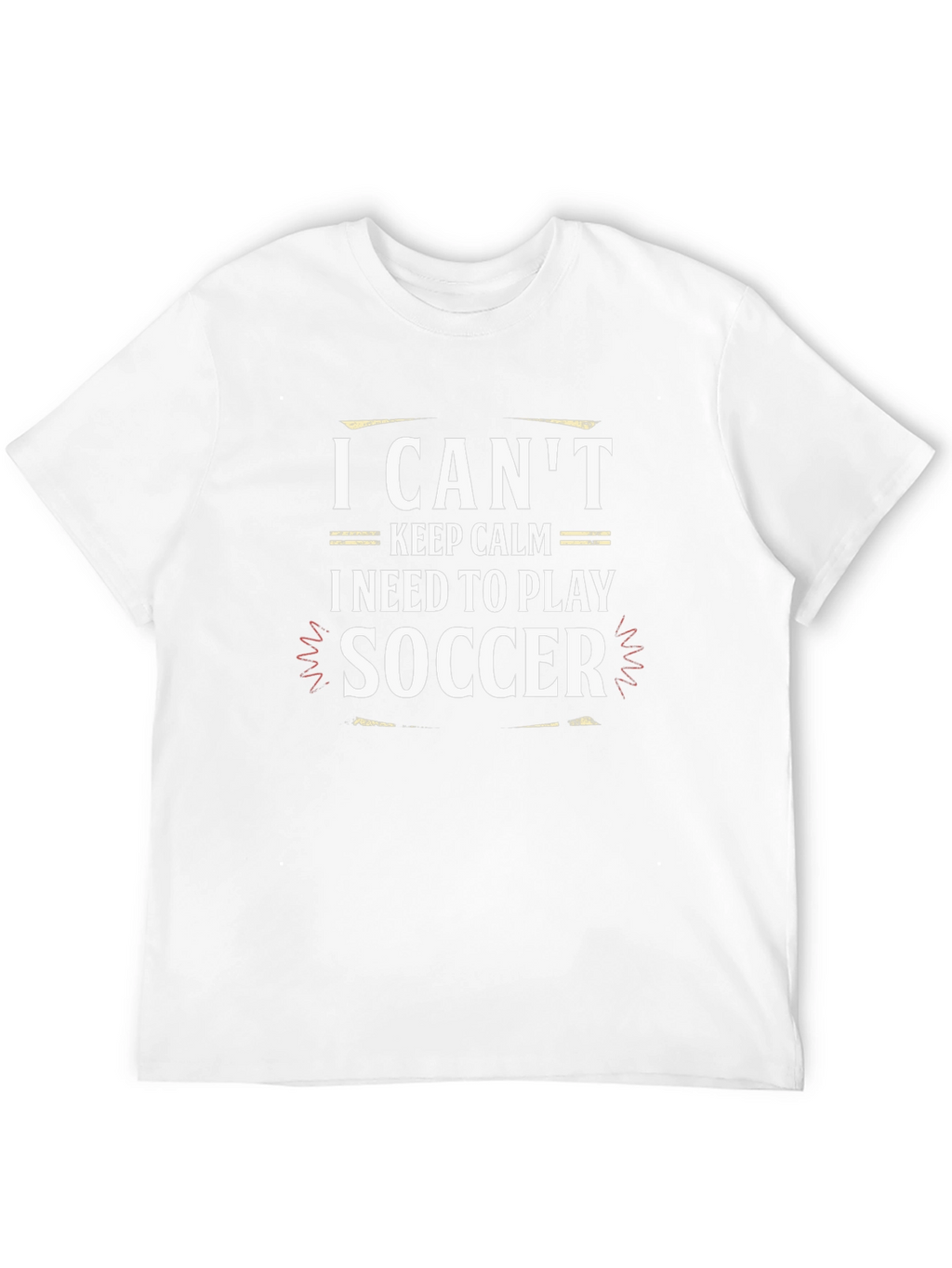 Funny Soccer T-Shirt: I Cant Keep Calm