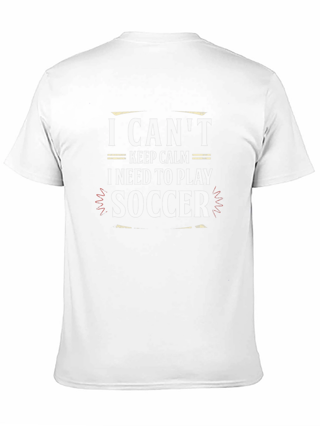 Funny Soccer T-Shirt: I Cant Keep Calm