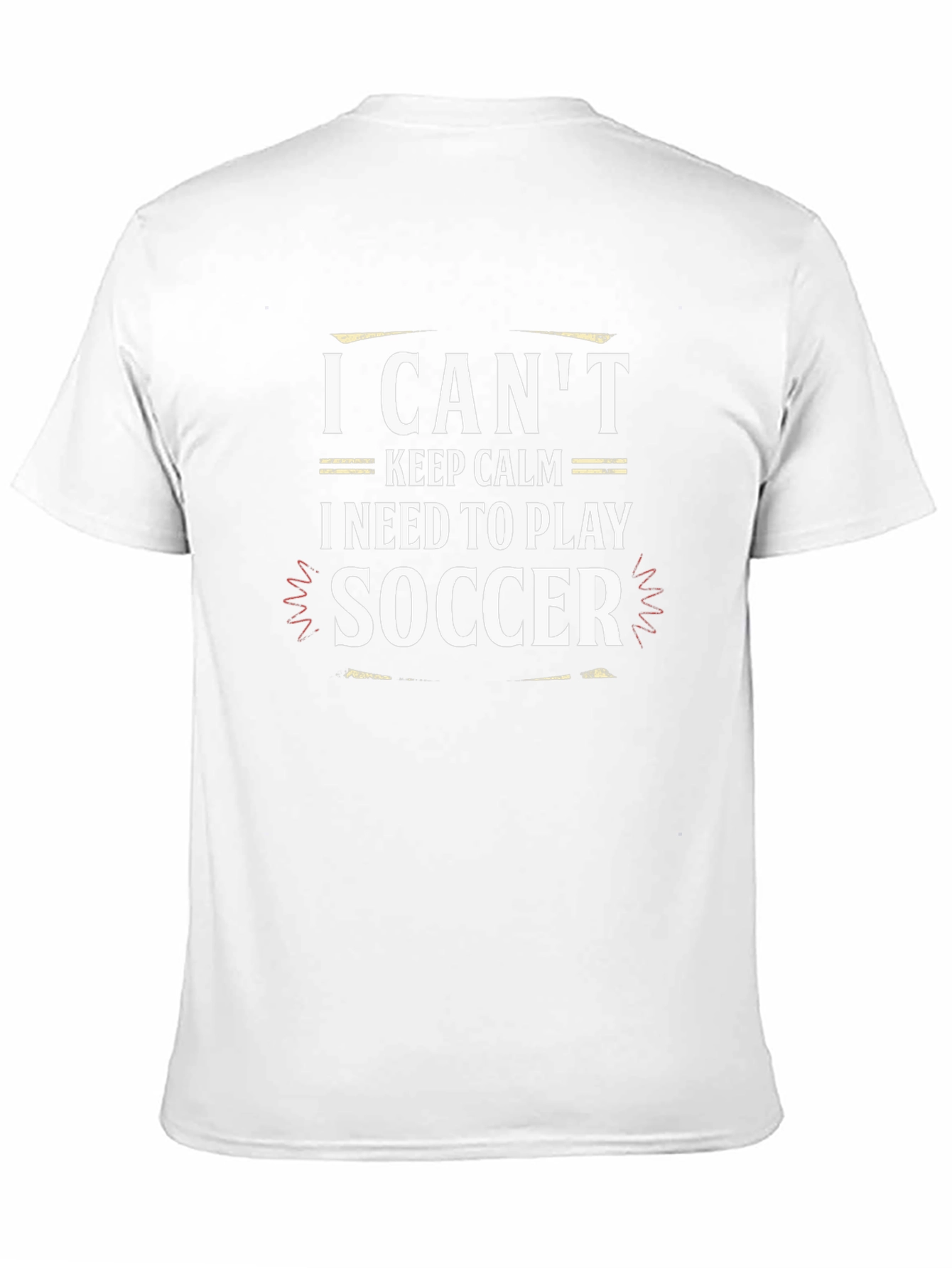 Funny Soccer T-Shirt: I Cant Keep Calm