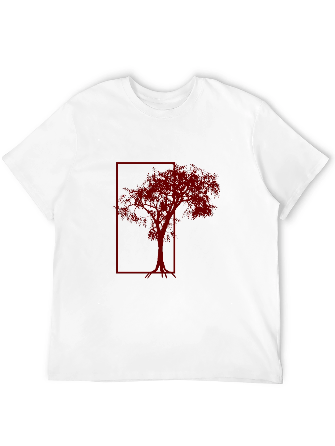 Red Tree Graphic Tee - Mens Black T-Shirt