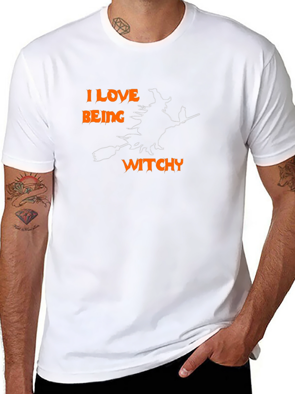 I Love Being Witchy T-Shirt - Halloween Tee