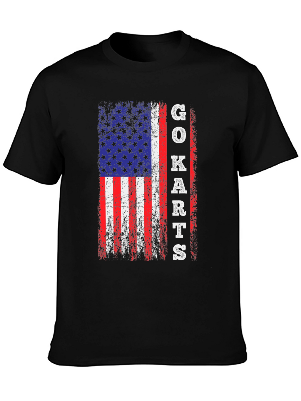 Go-Karts American Flag Graphic Tee