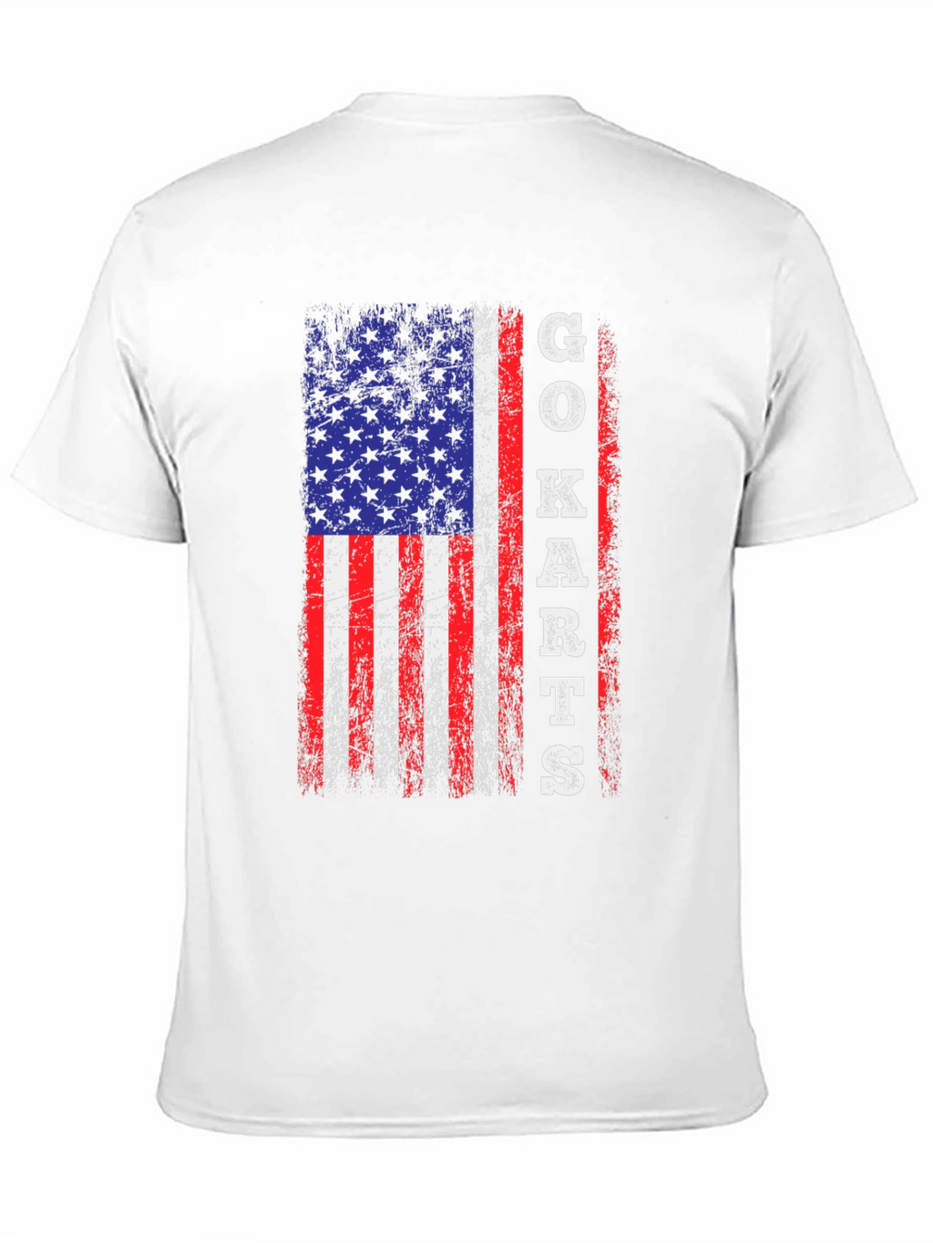 Go-Karts American Flag Graphic Tee
