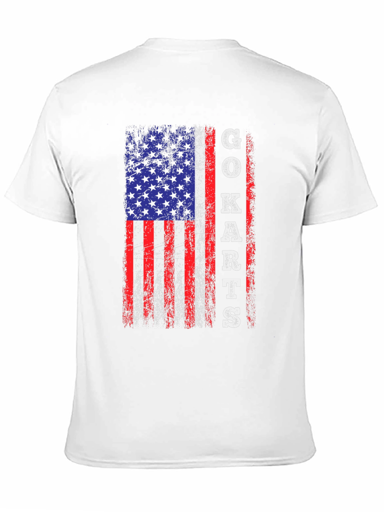 Go-Karts American Flag Graphic Tee