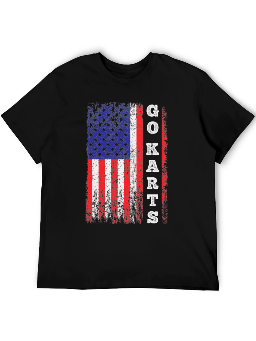Go-Karts American Flag Graphic Tee