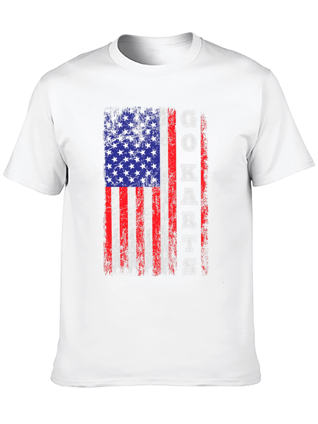 Go-Karts American Flag Graphic Tee