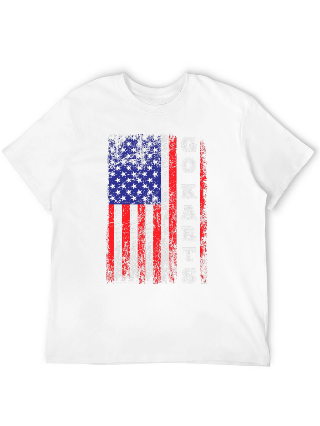 Go-Karts American Flag Graphic Tee