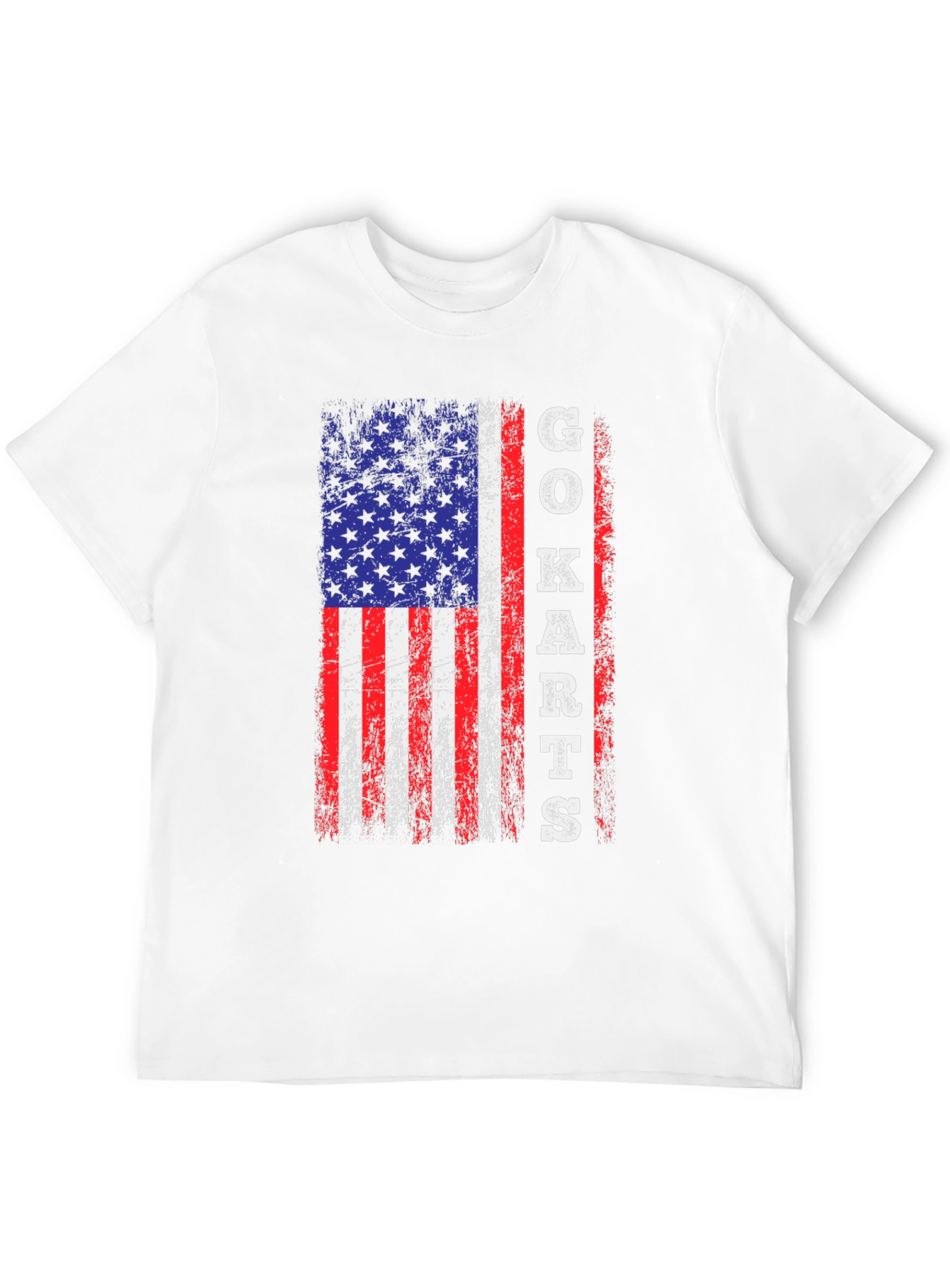 Go-Karts American Flag Graphic Tee