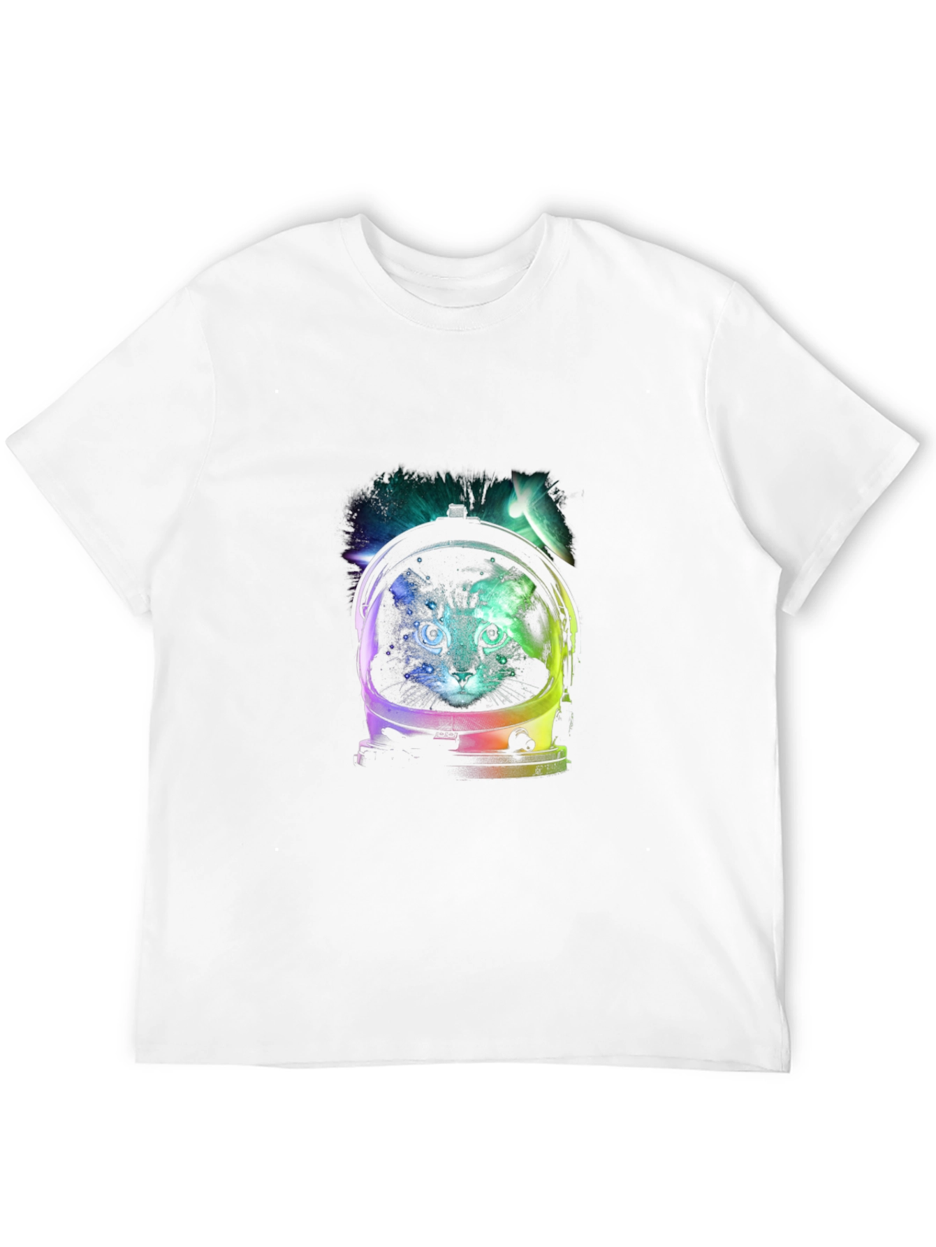Astronaut Cat Graphic Tee