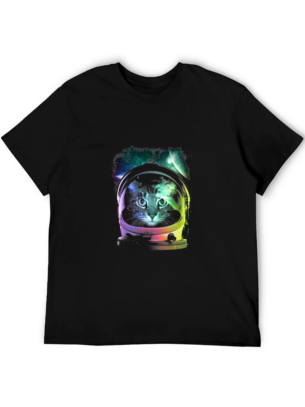 Astronaut Cat Graphic Tee