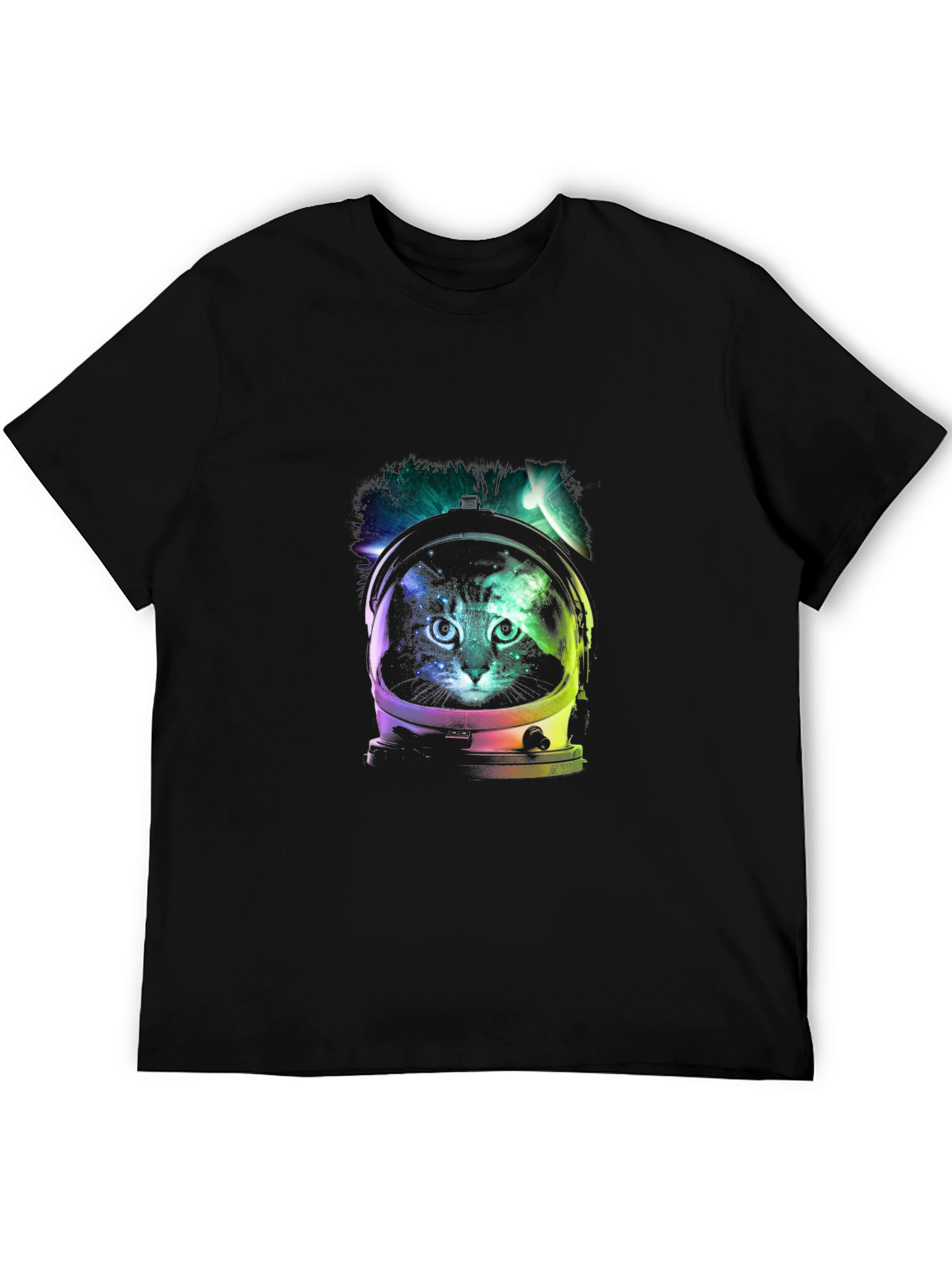 Astronaut Cat Graphic Tee