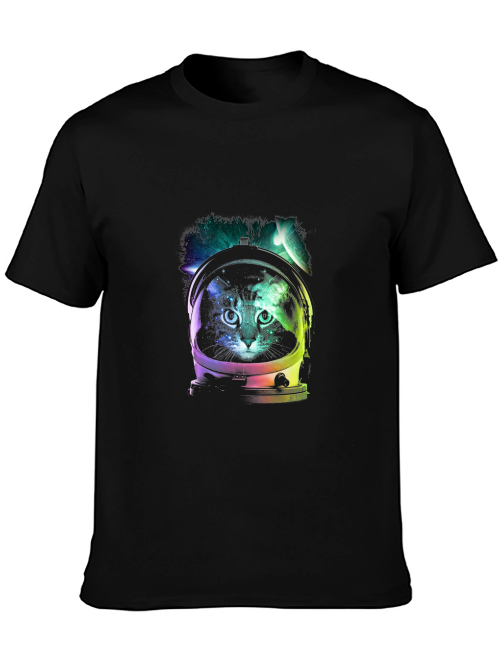 Astronaut Cat Graphic Tee