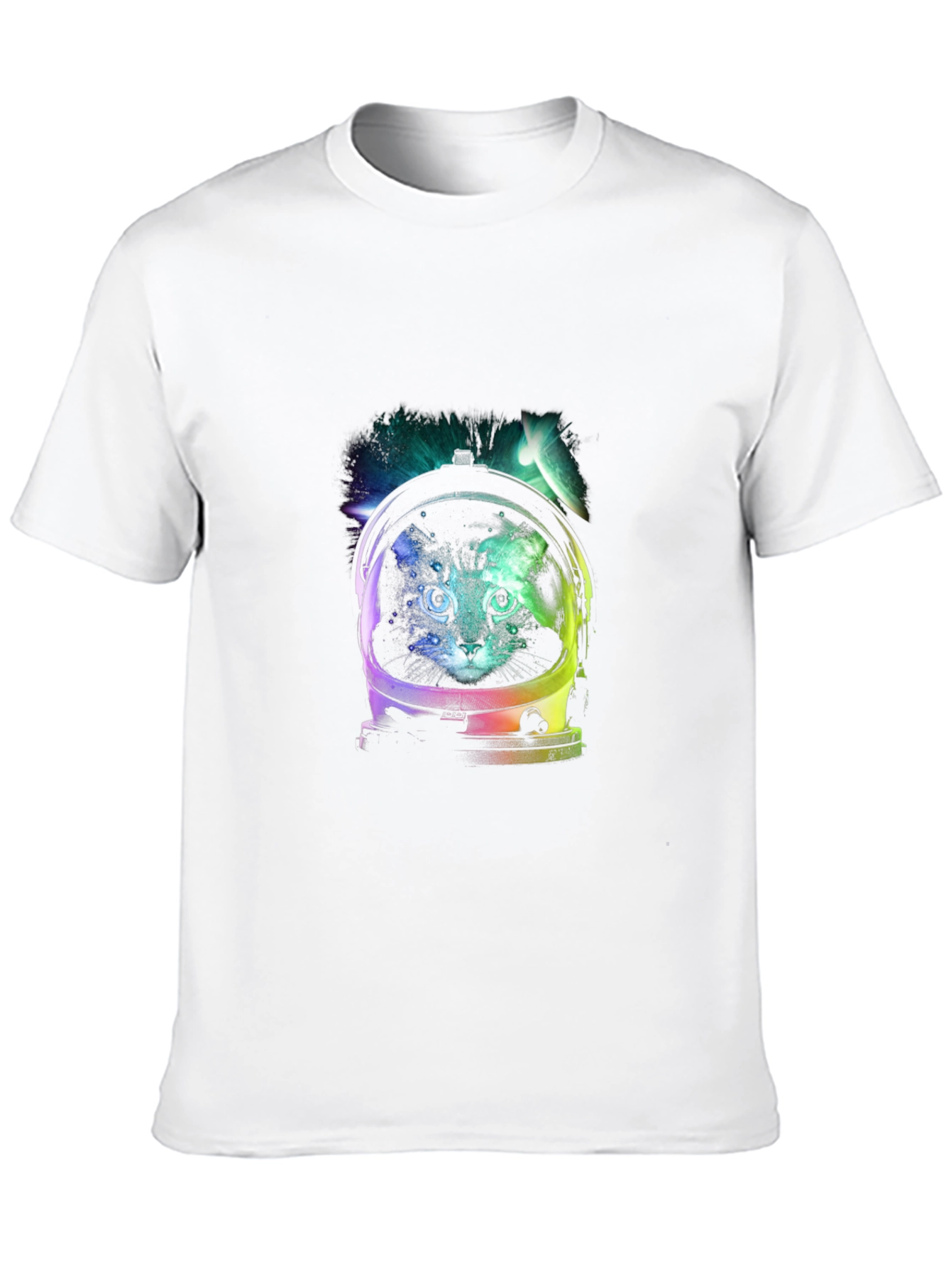 Astronaut Cat Graphic Tee